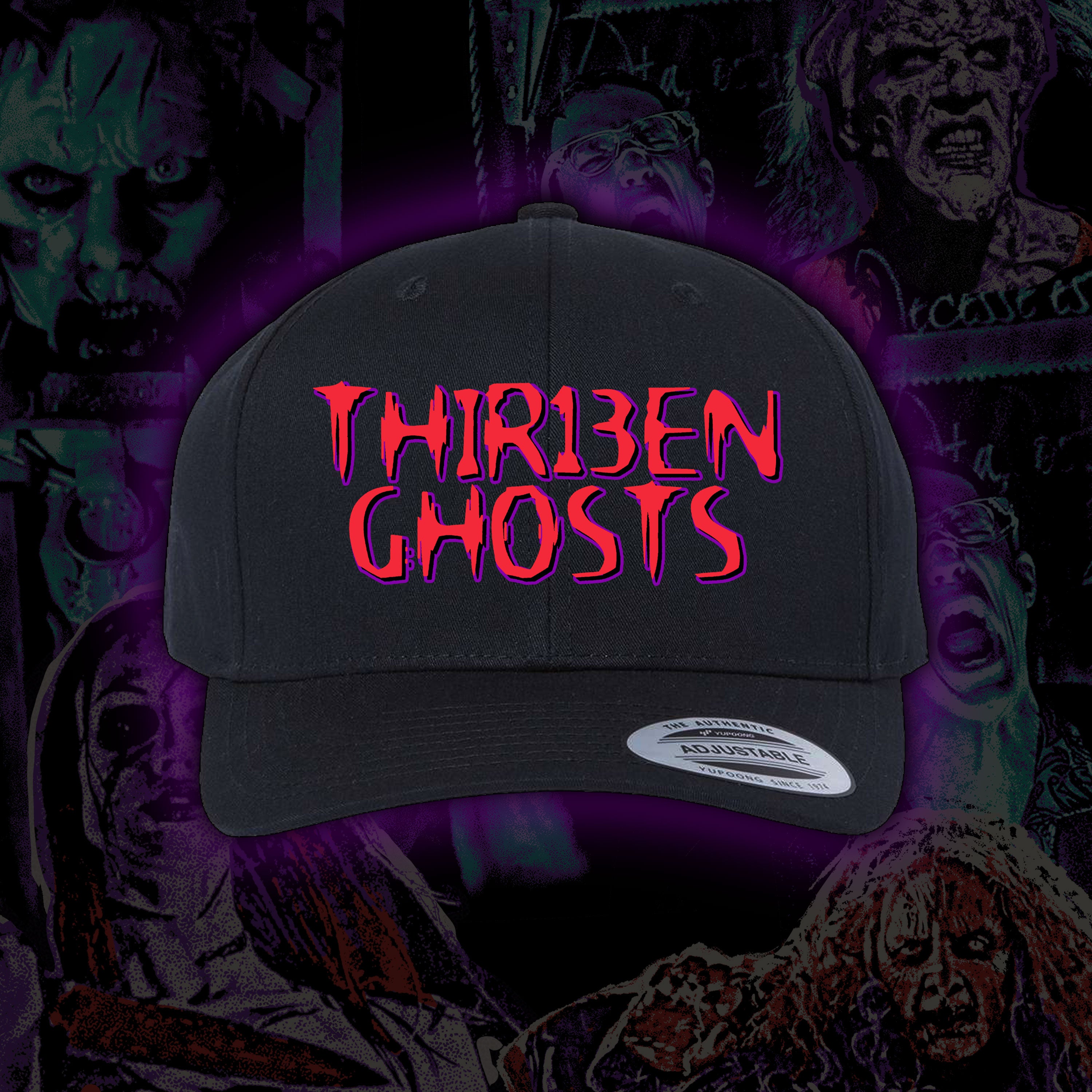 PRE-ORDER: THIR13EN GHOSTS – Embroidered Snapback hat