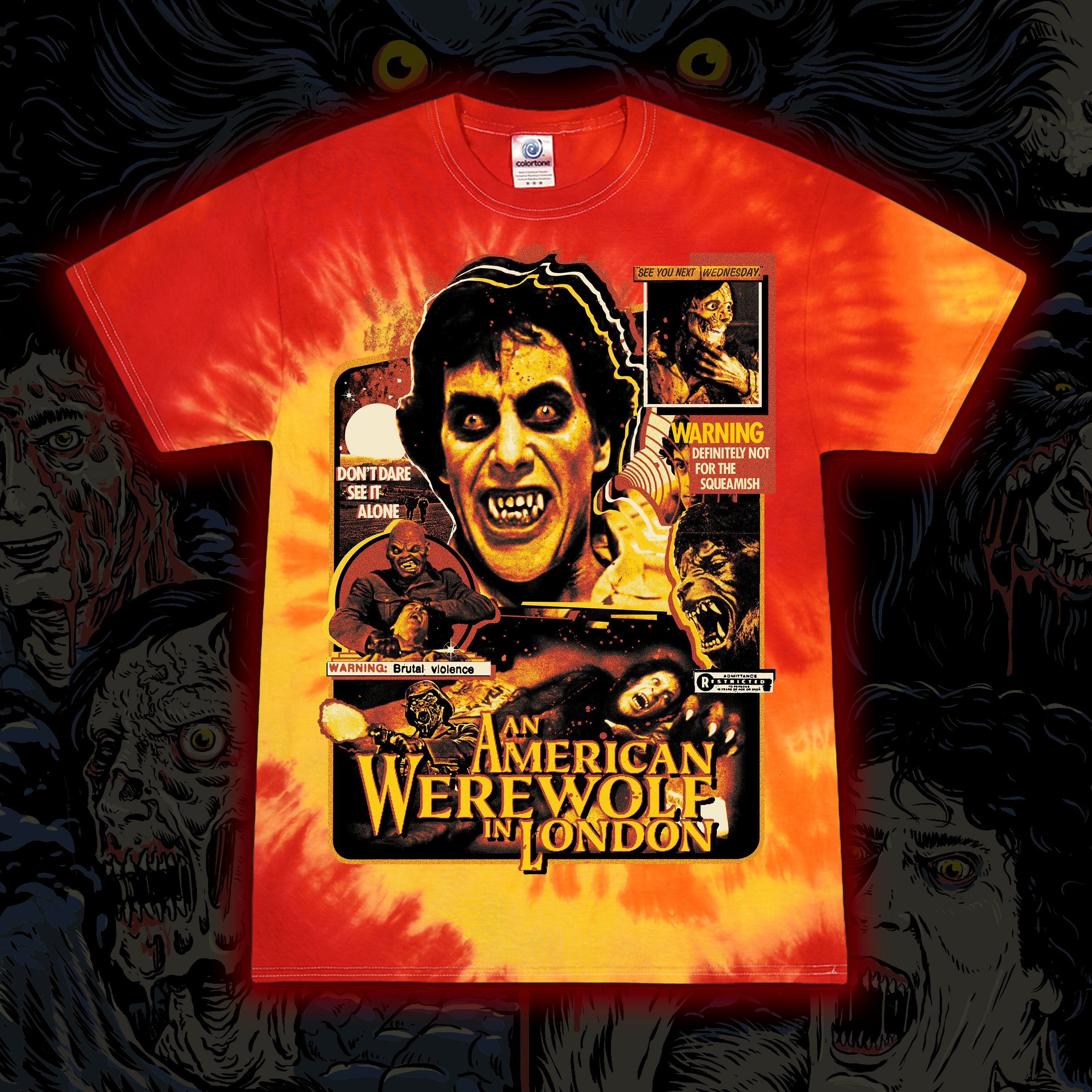 An American Werewolf in London | Horror T-Shirt | CREEP-O-RAMA