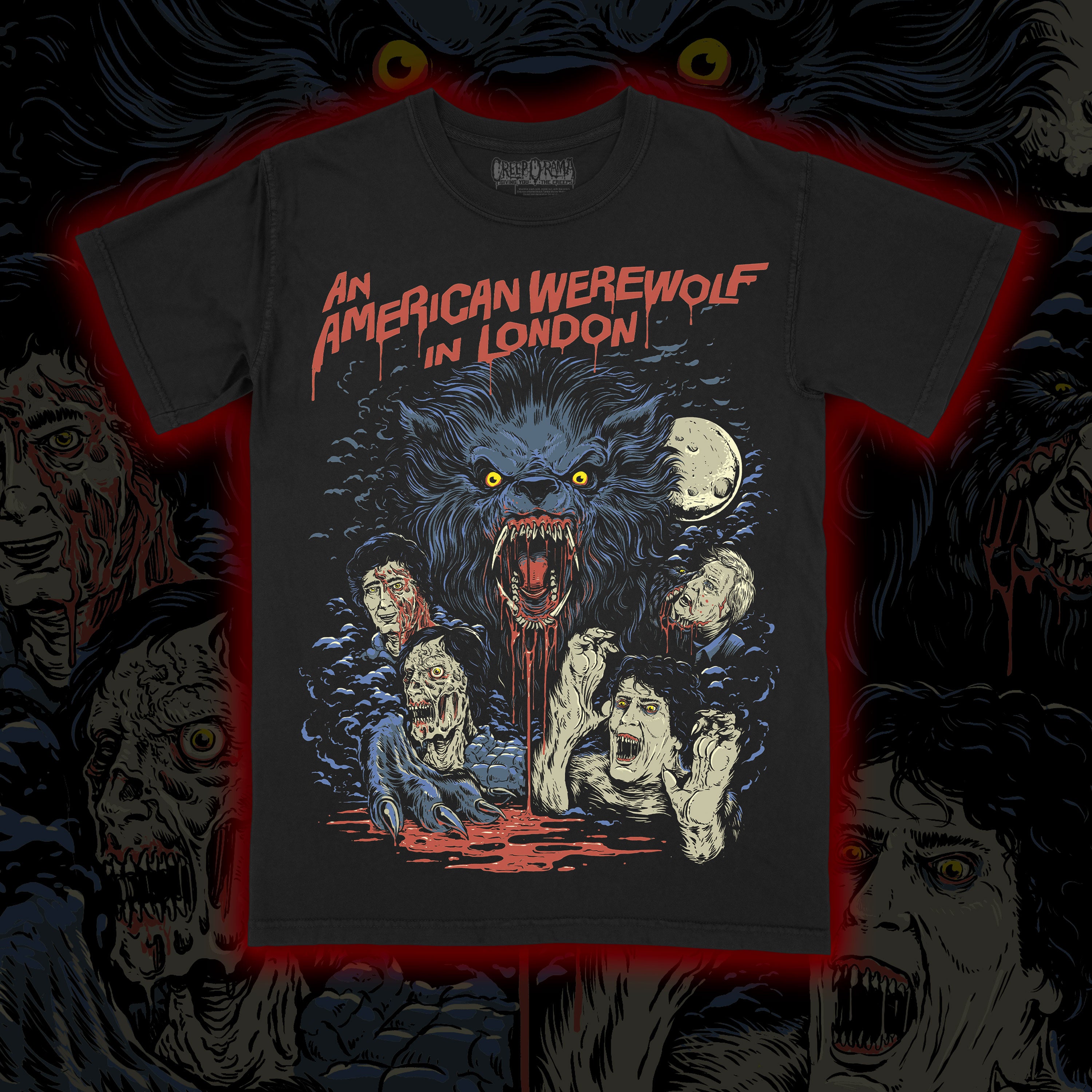 An American Werewolf in London “Beware the Moon” Premium tee