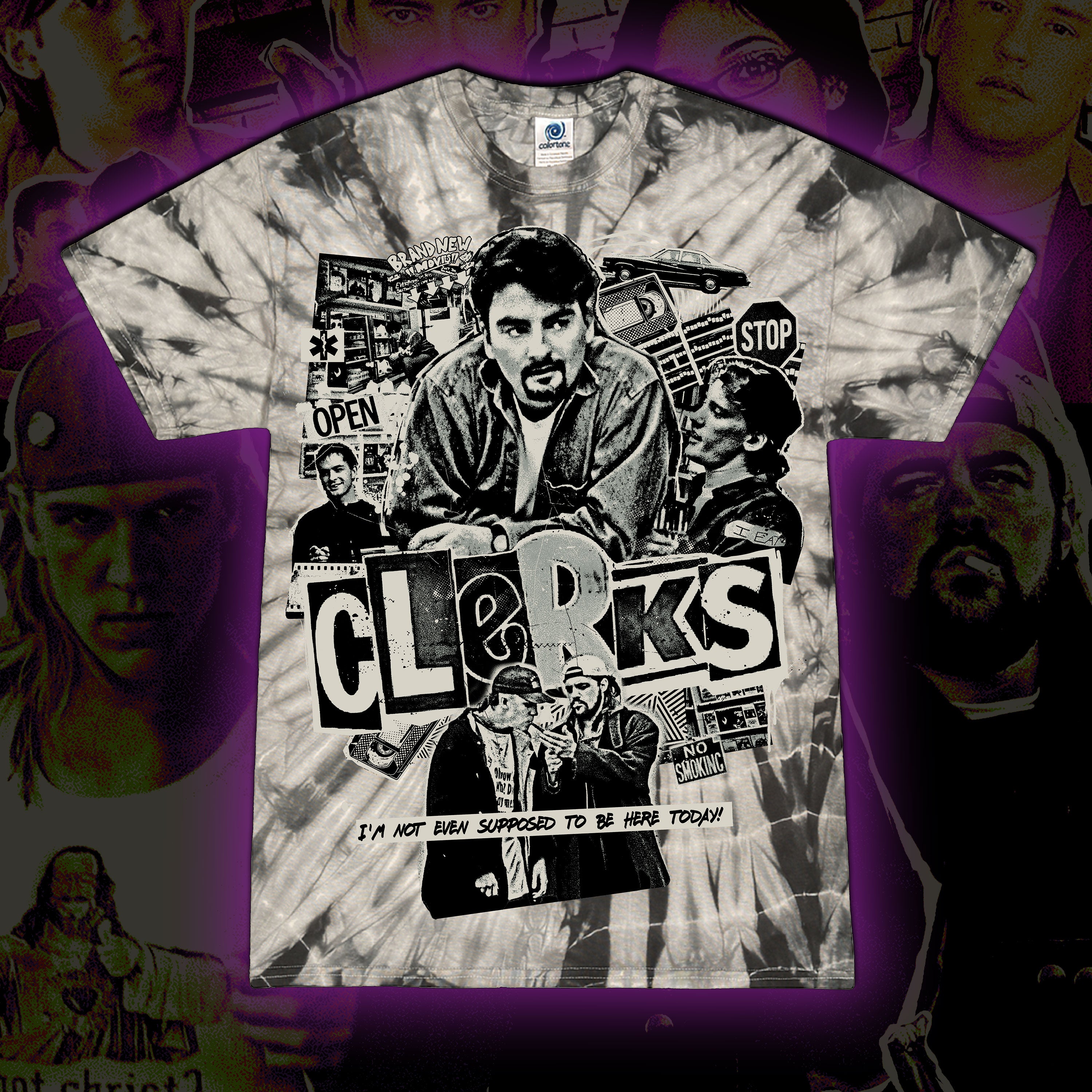 PRE-ORDER: Clerks “Temporarily Closed” Tie dye