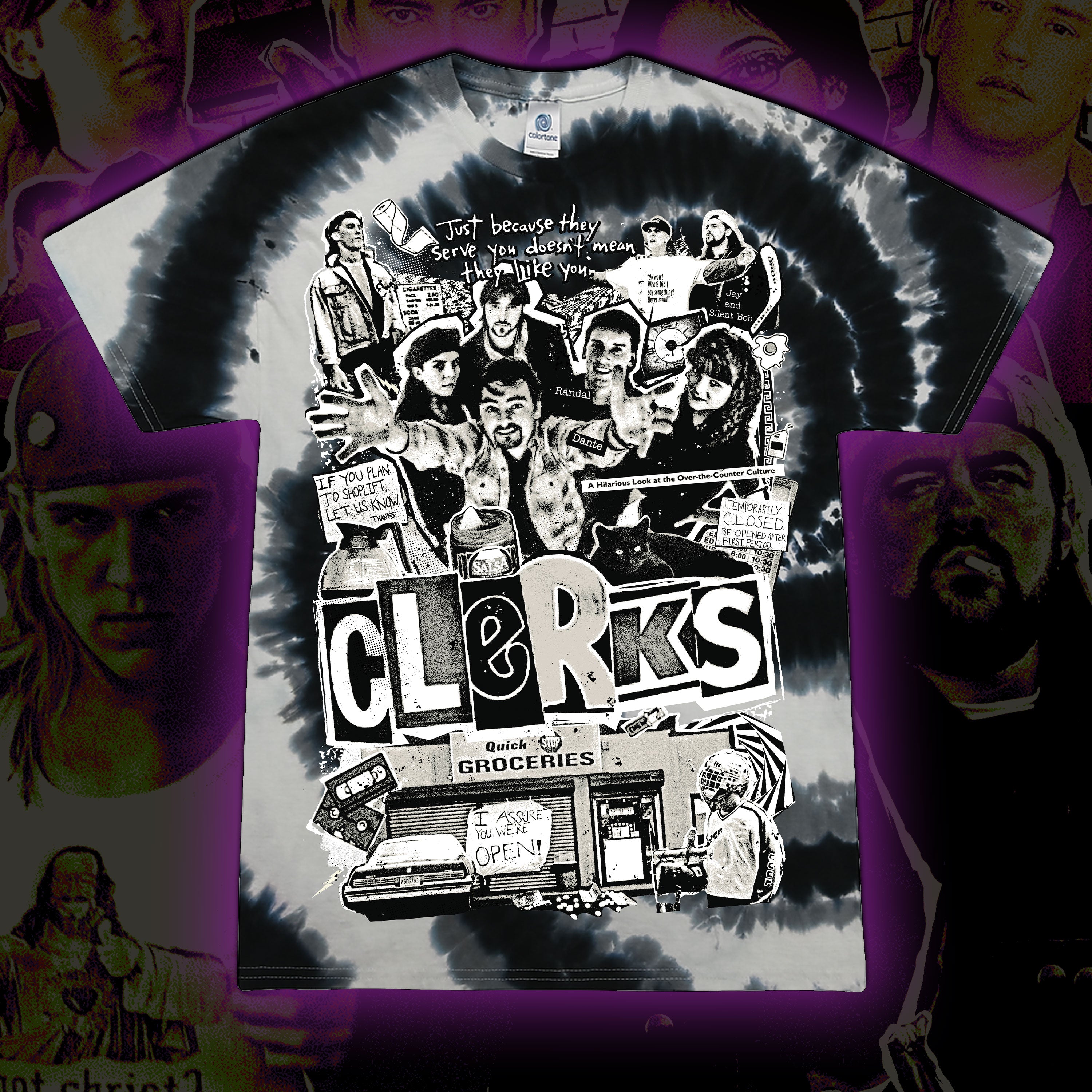 PRE-ORDER: Clerks – Tie dye