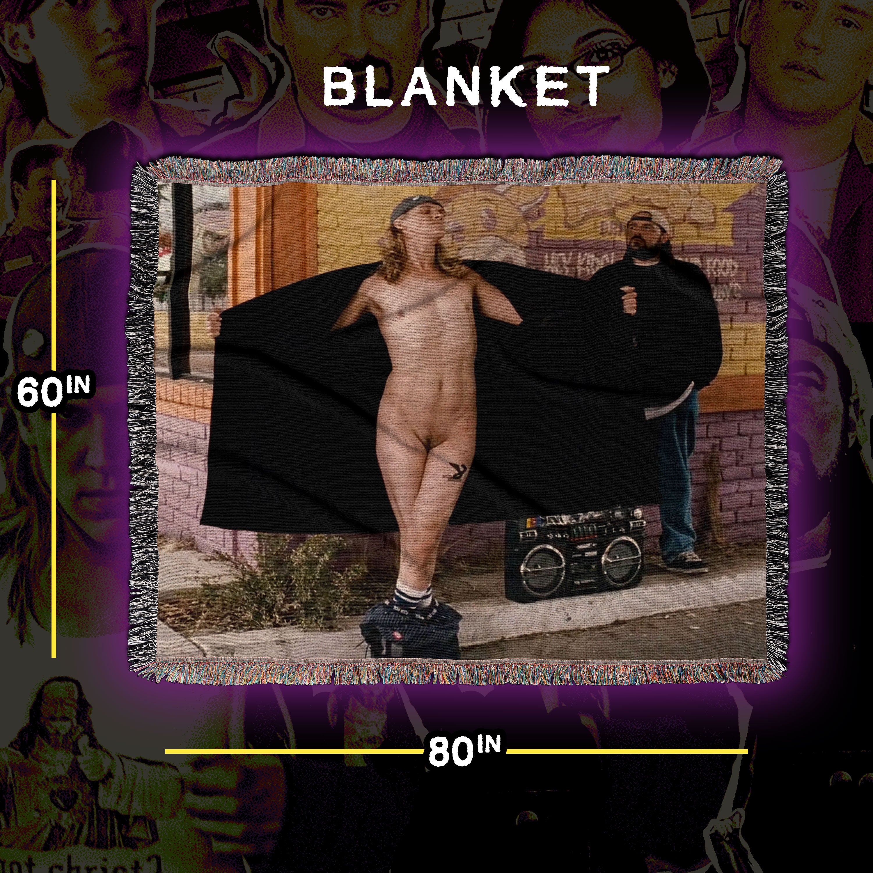PRE-ORDER: Clerks II “Goodbye Horses” 60” x 80” Woven Blanket