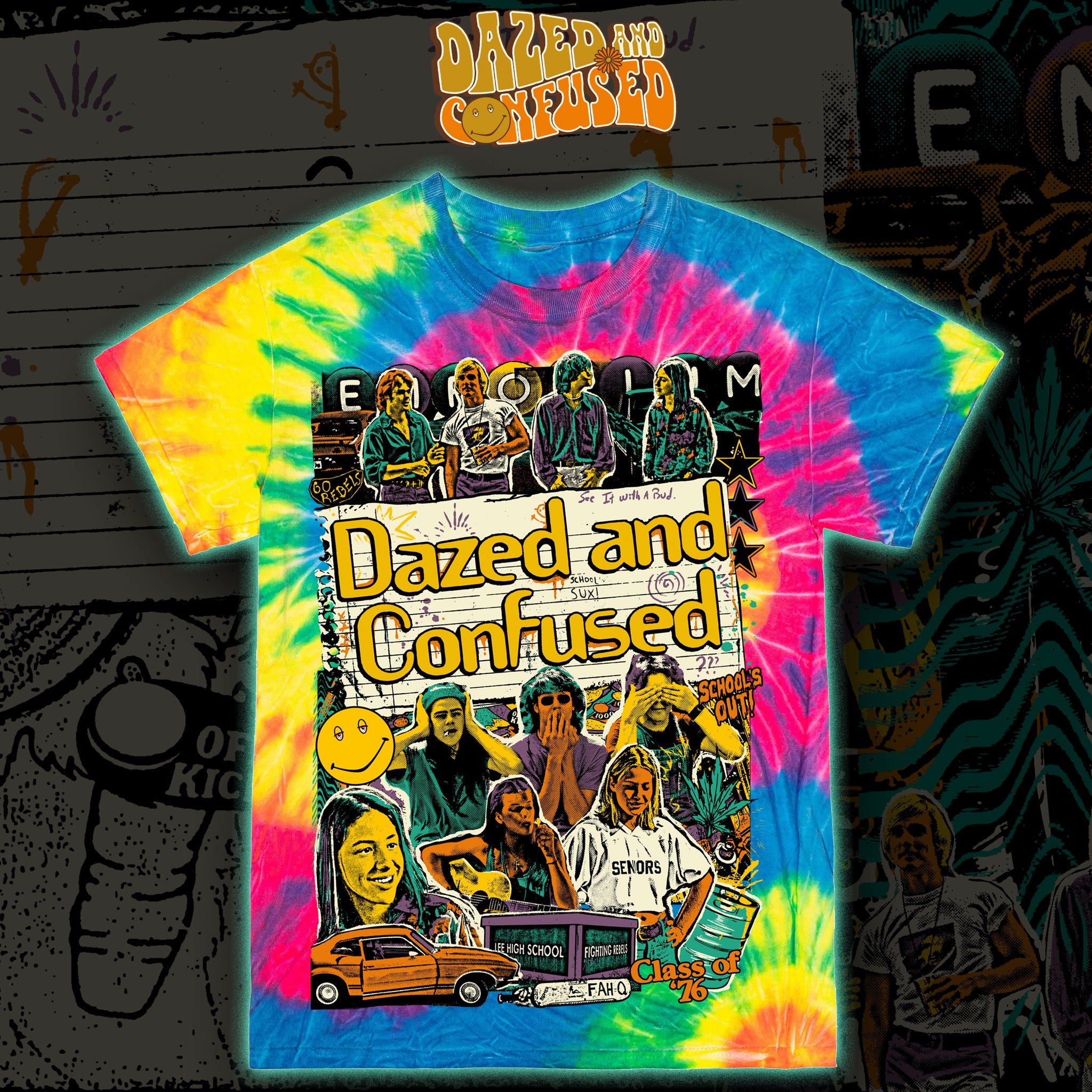 Dazed and Confused "Class of '76" Tie dye