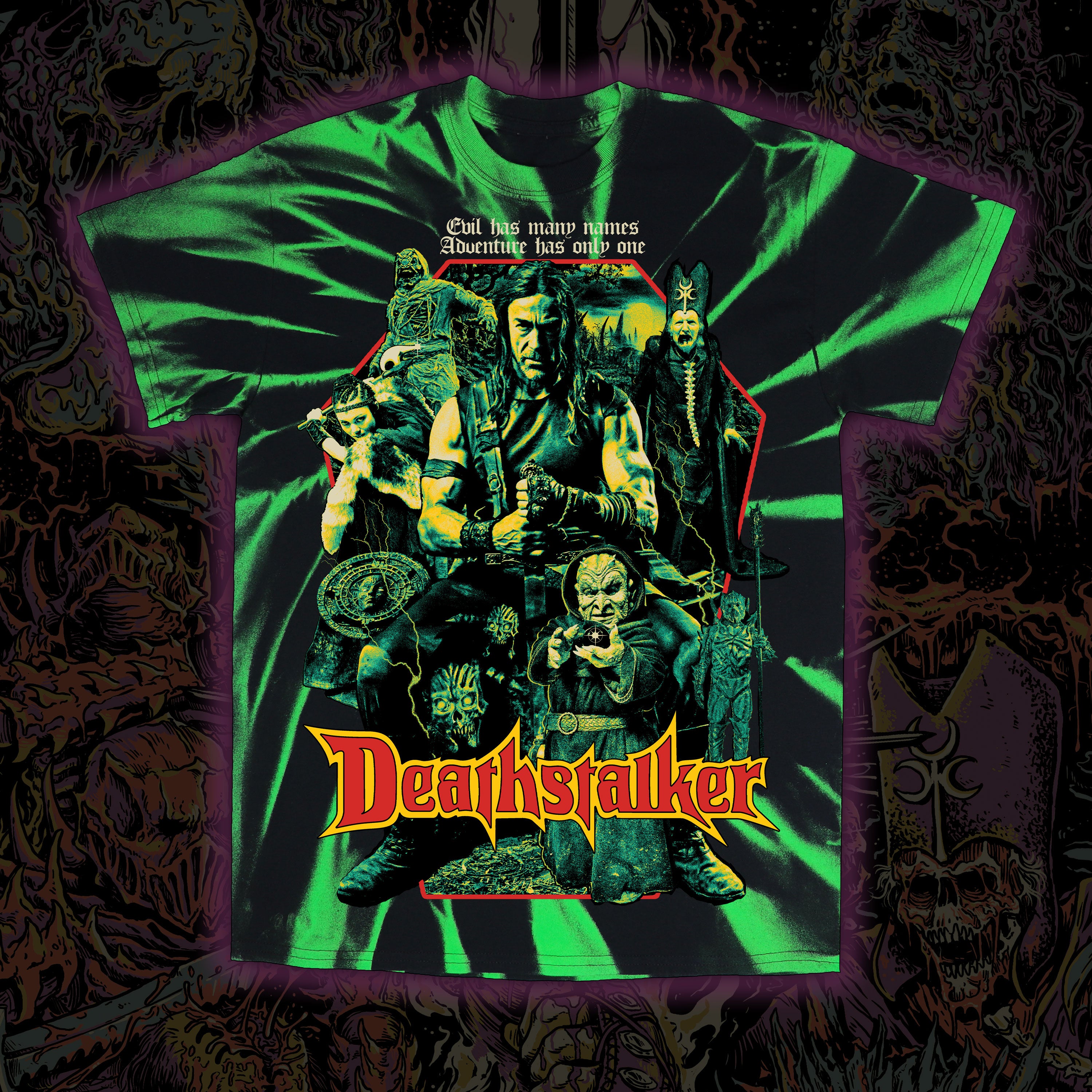 PRE-ORDER: Deathstalker “Reign of Darkness” Tie dye
