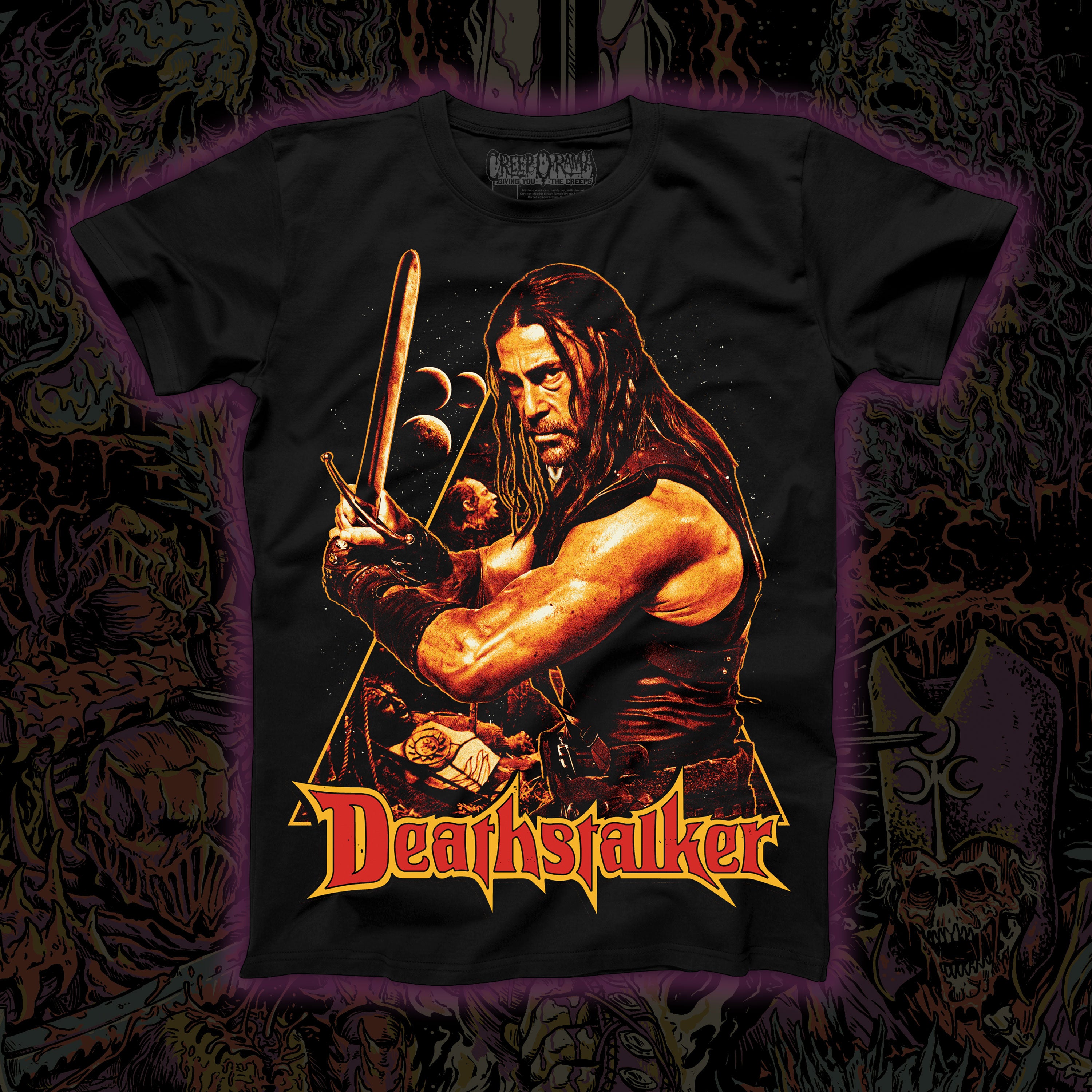 PRE-ORDER: Deathstalker “A Warrior Will Rise” Regular tee