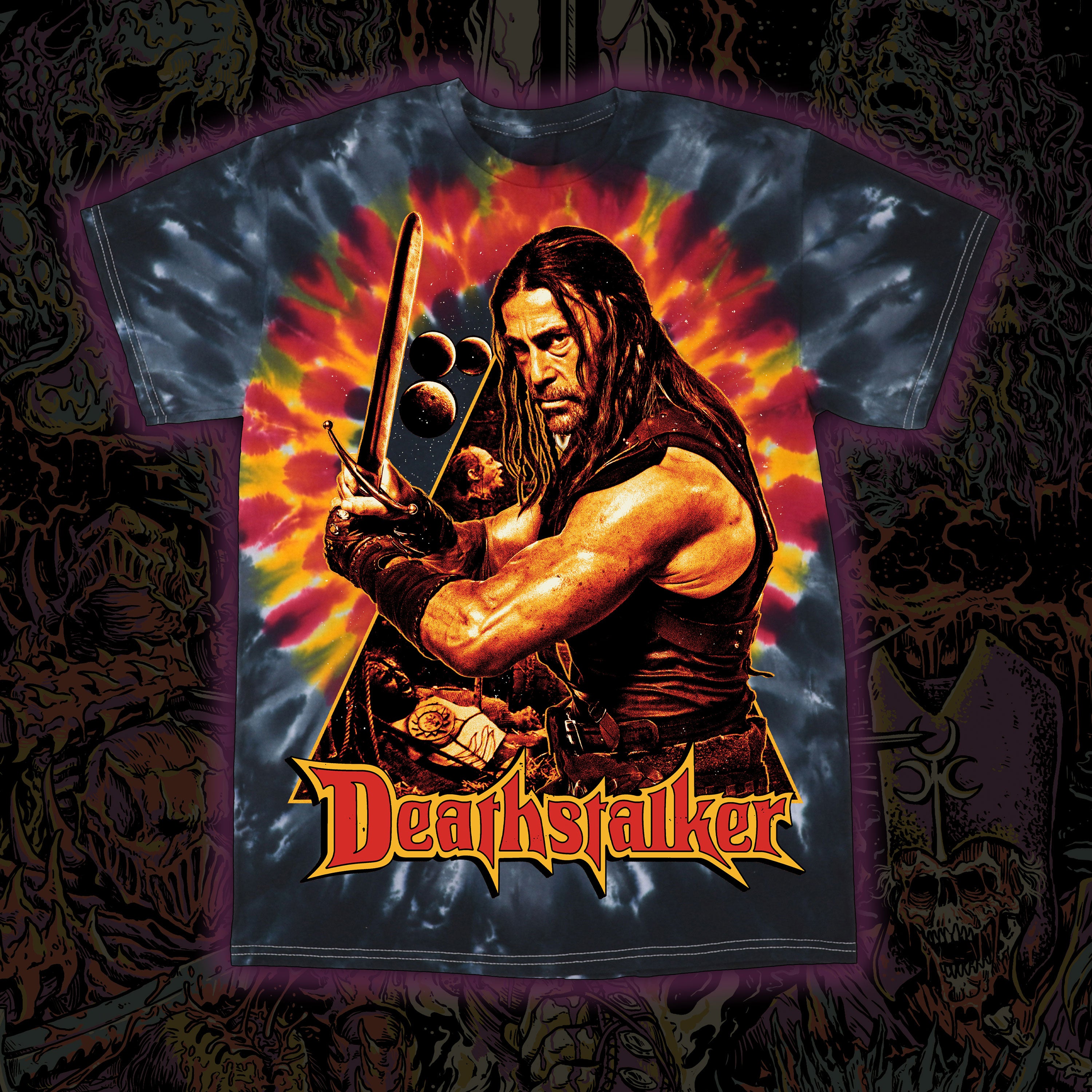 PRE-ORDER: Deathstalker “A Warrior Will Rise” Tie dye