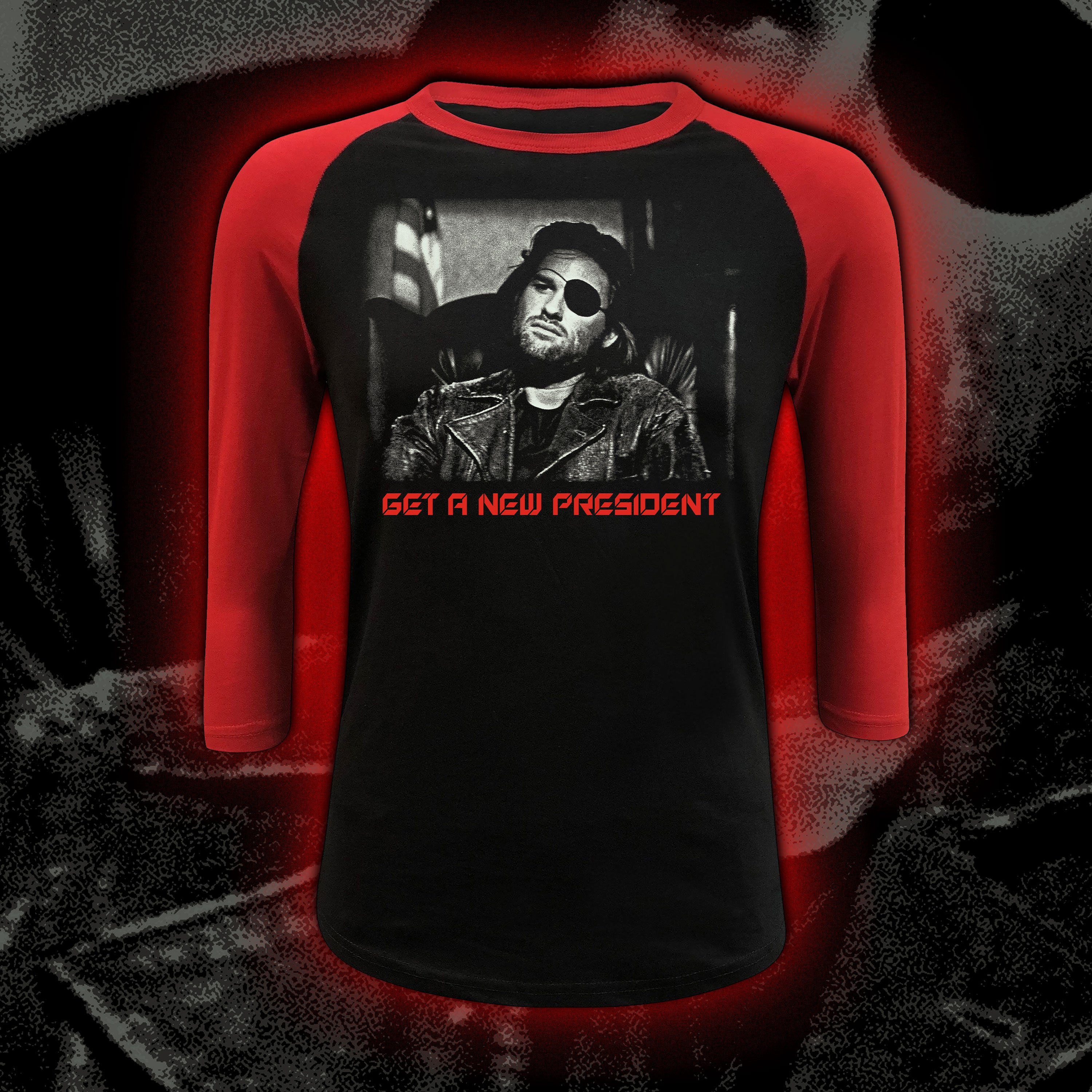 PRE-ORDER: Get a New President – Baseball tee