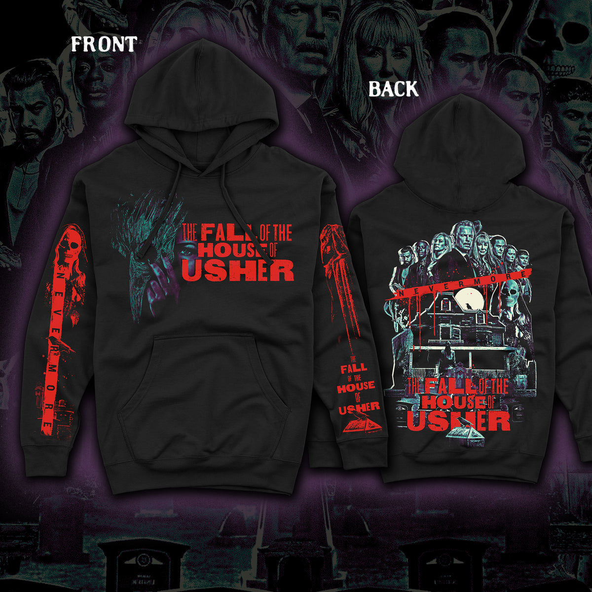 PRE-ORDER: The Fall of the House of Usher – Pullover hoodie