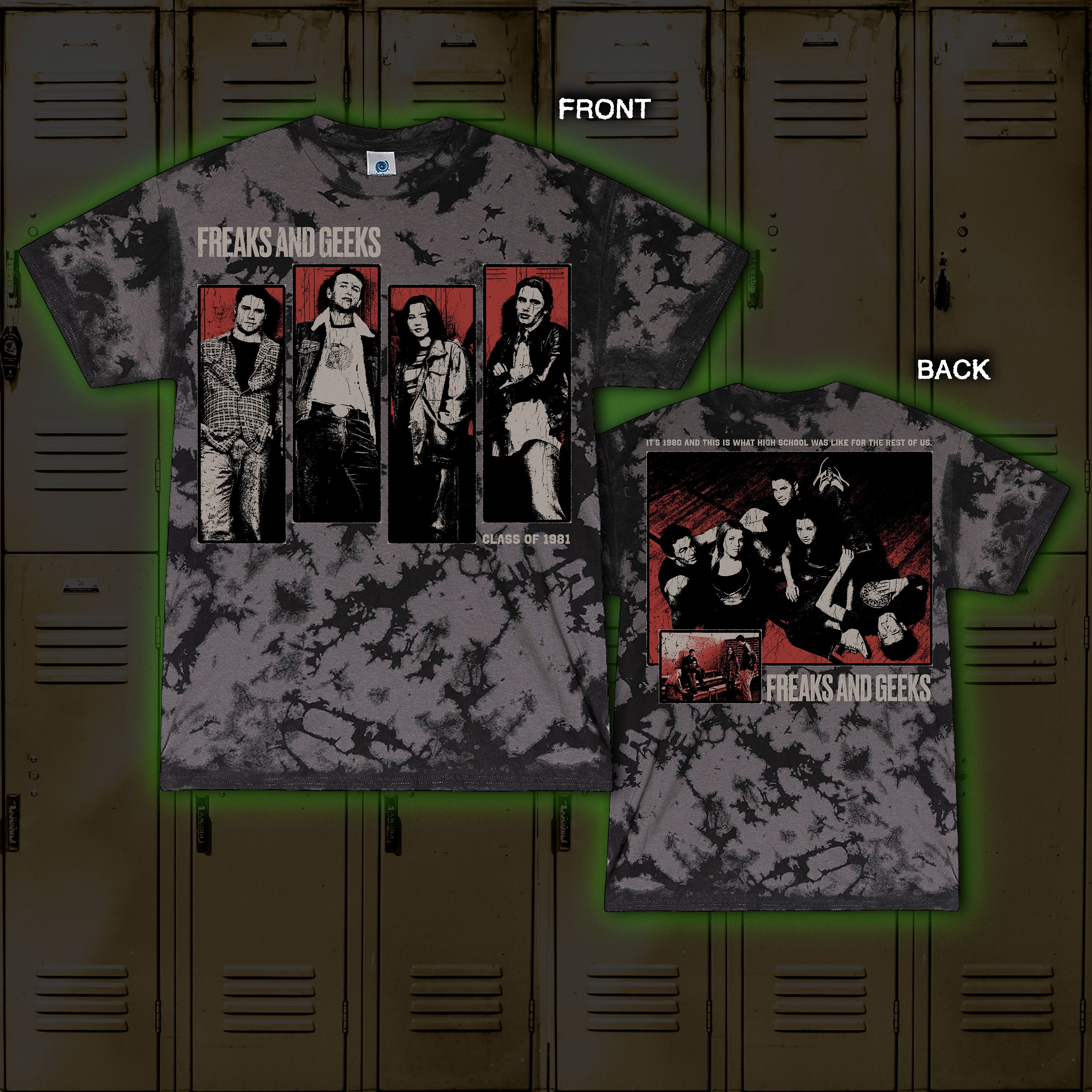 PRE-ORDER: Freaks and Geeks – Tie dye