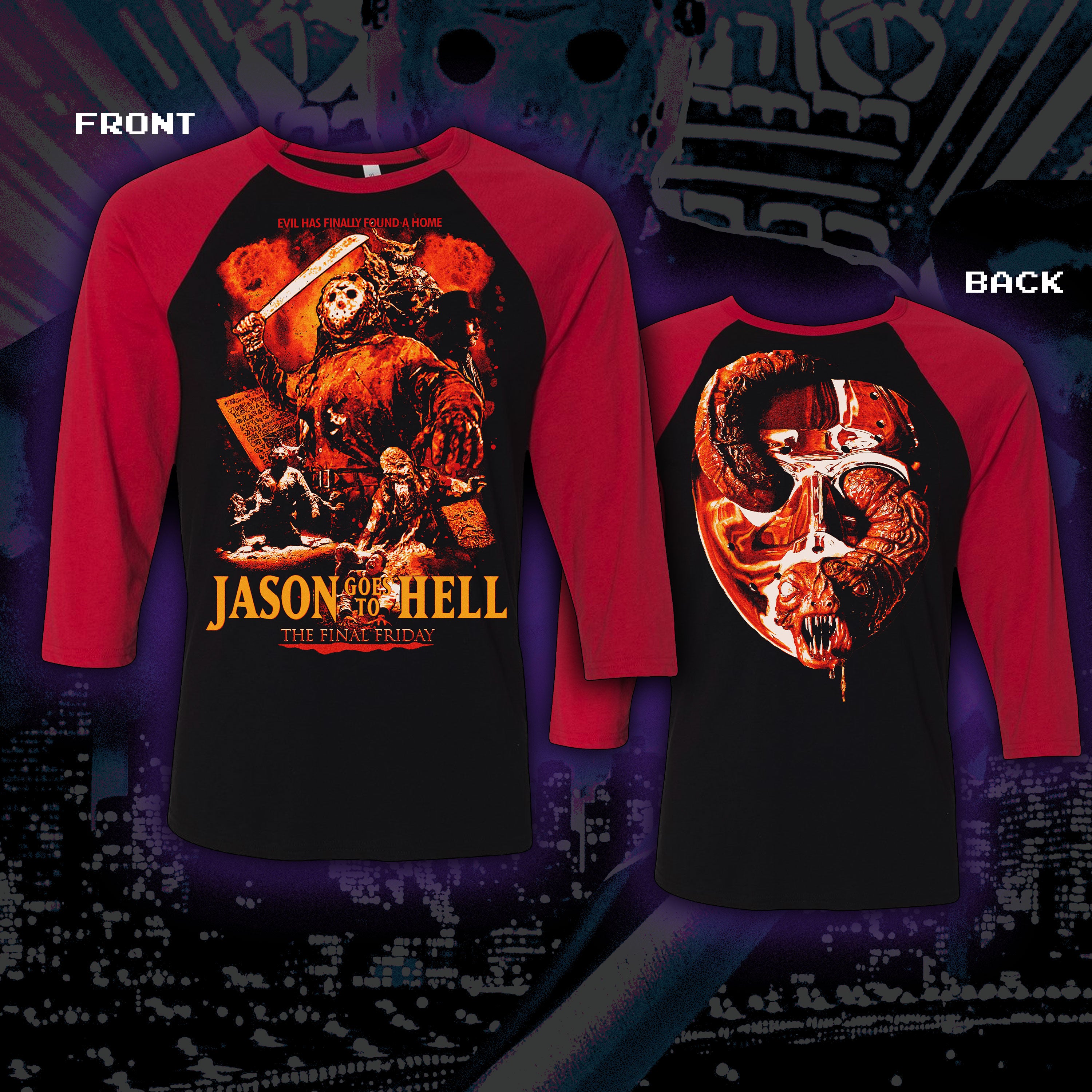 PRE-ORDER: Jason Goes to Hell – Baseball tee