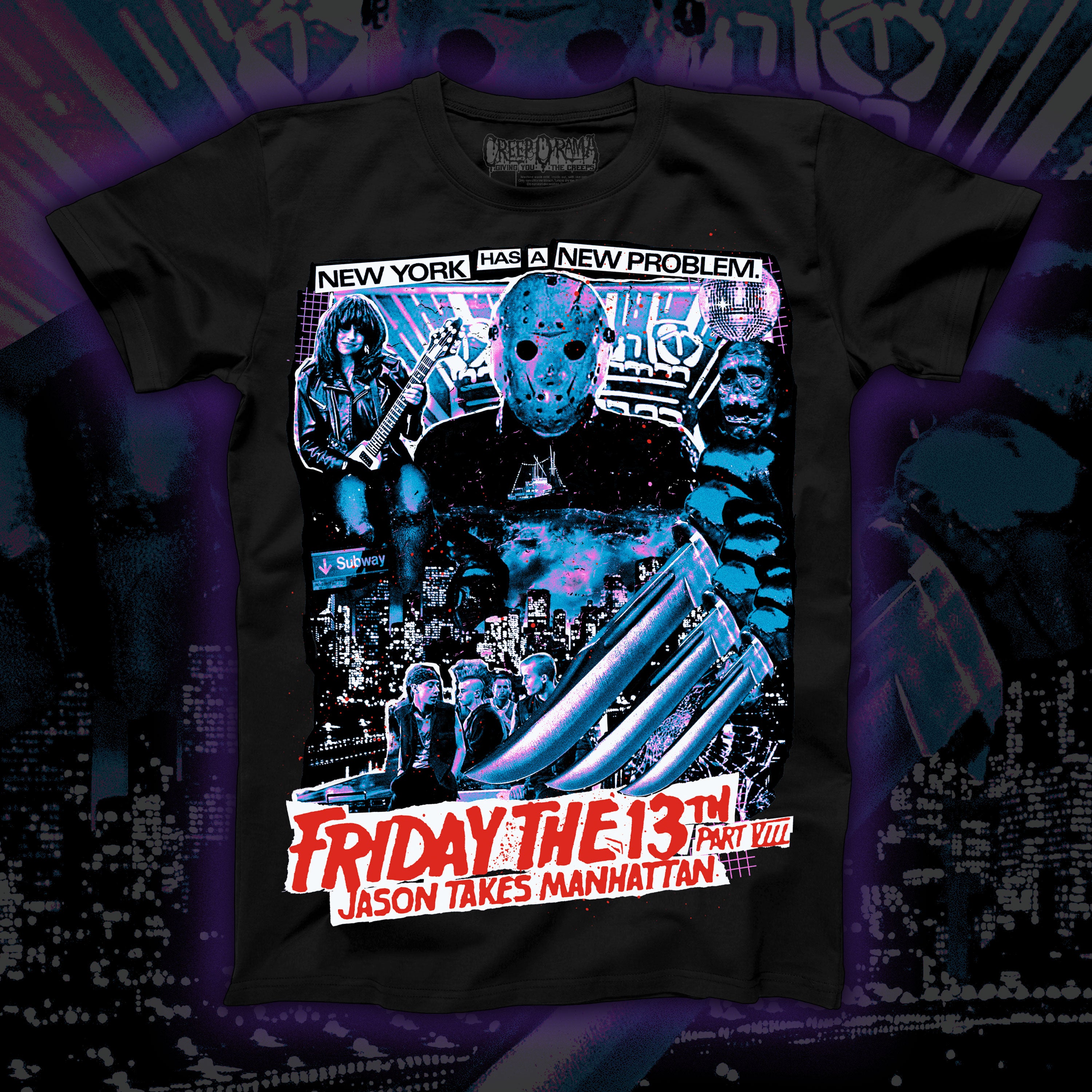 PRE-ORDER: Friday the 13th: Jason Takes Manhattan – Regular tee