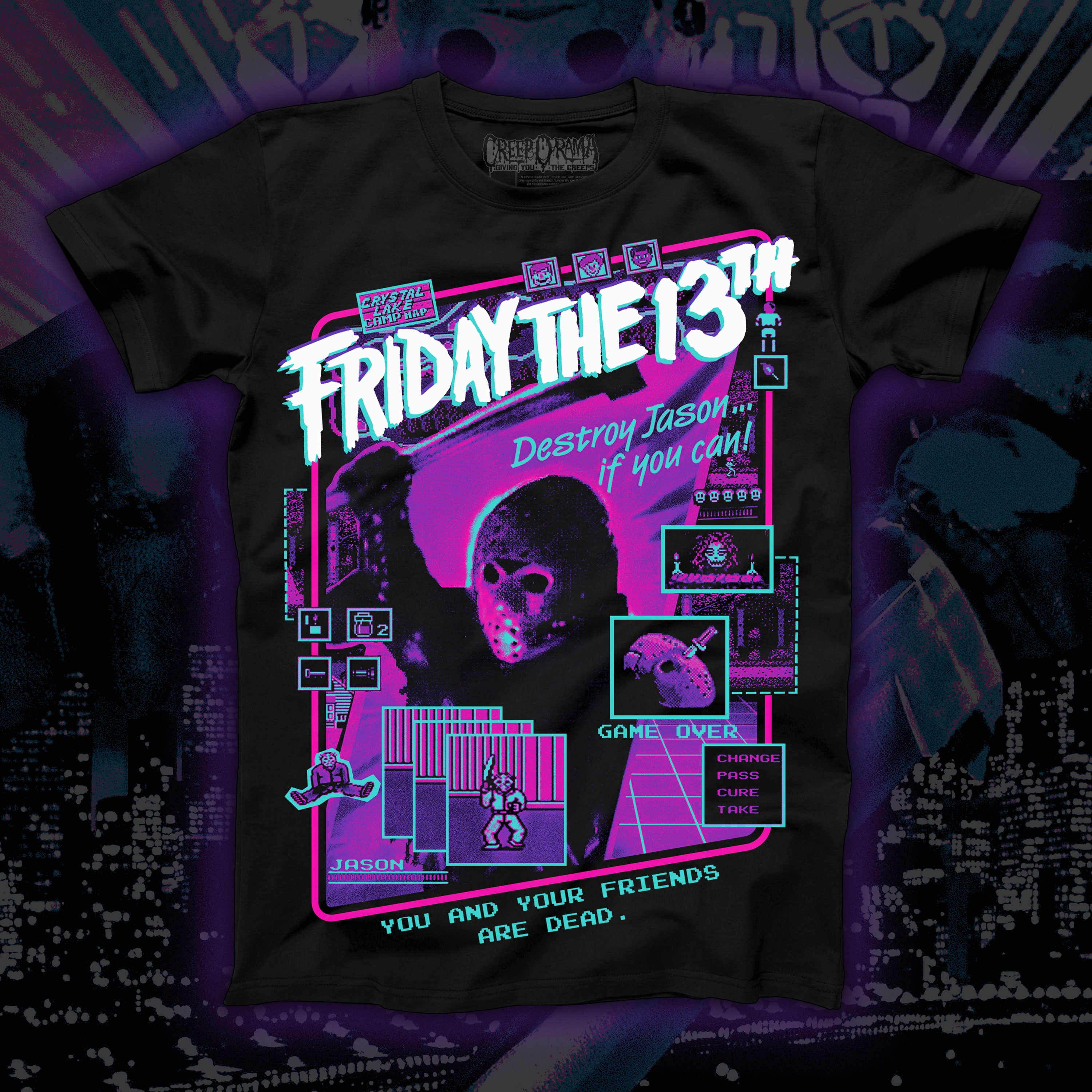 PRE-ORDER: Friday the 13th: Game Over – Regular tee