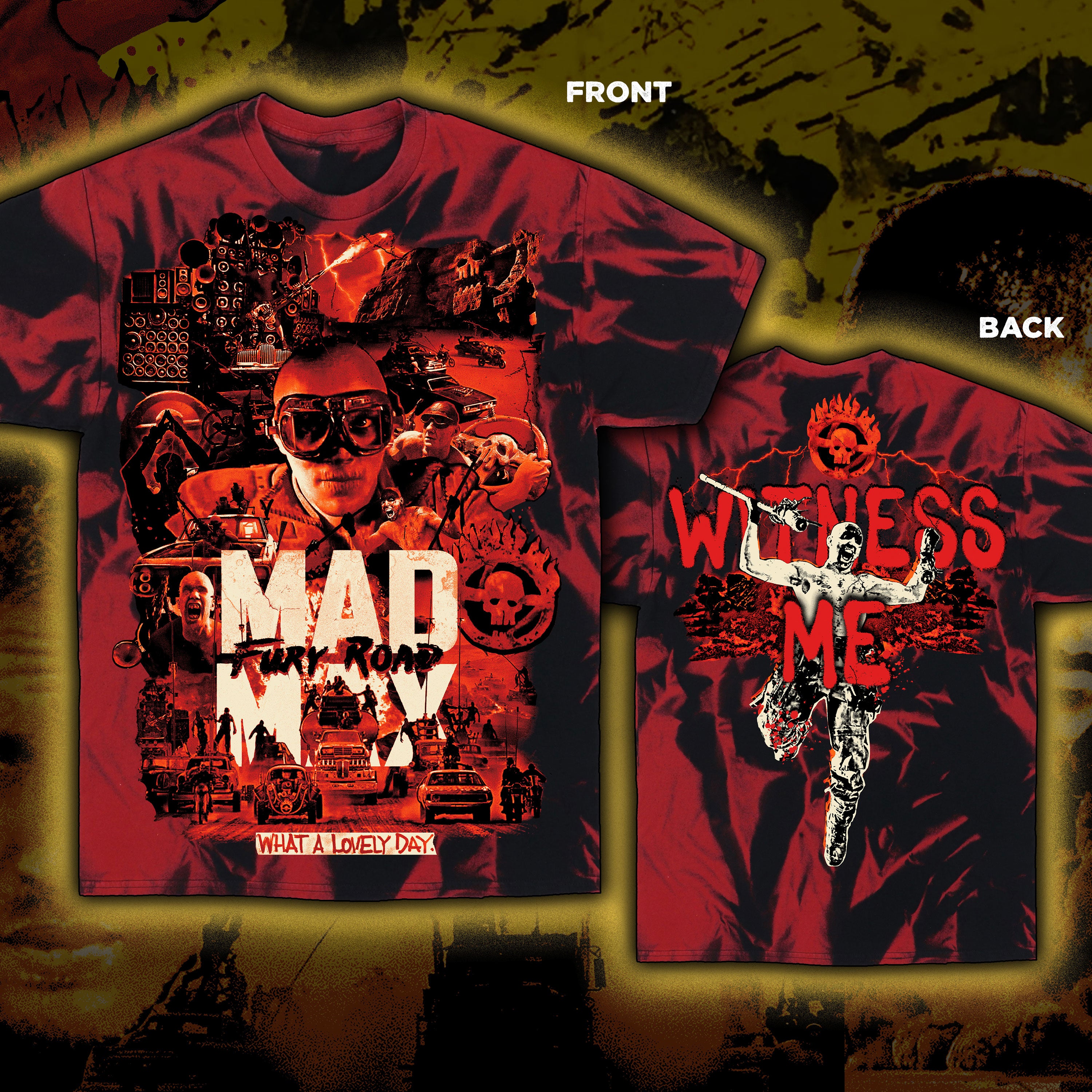 PRE-ORDER: Mad Max “WITNESS” Tie dye