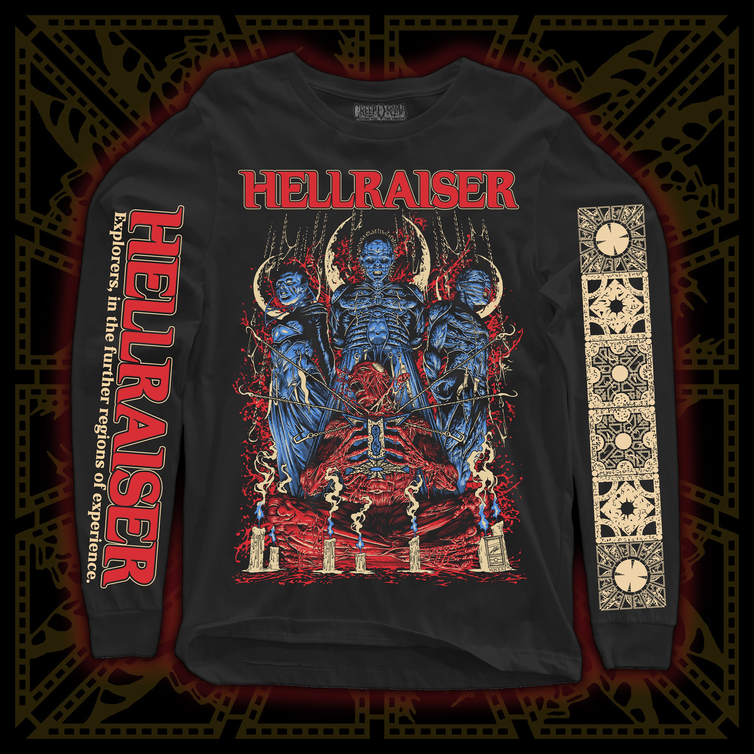 PRE-ORDER: Hellraiser "Blood & Bone" Regular long sleeve