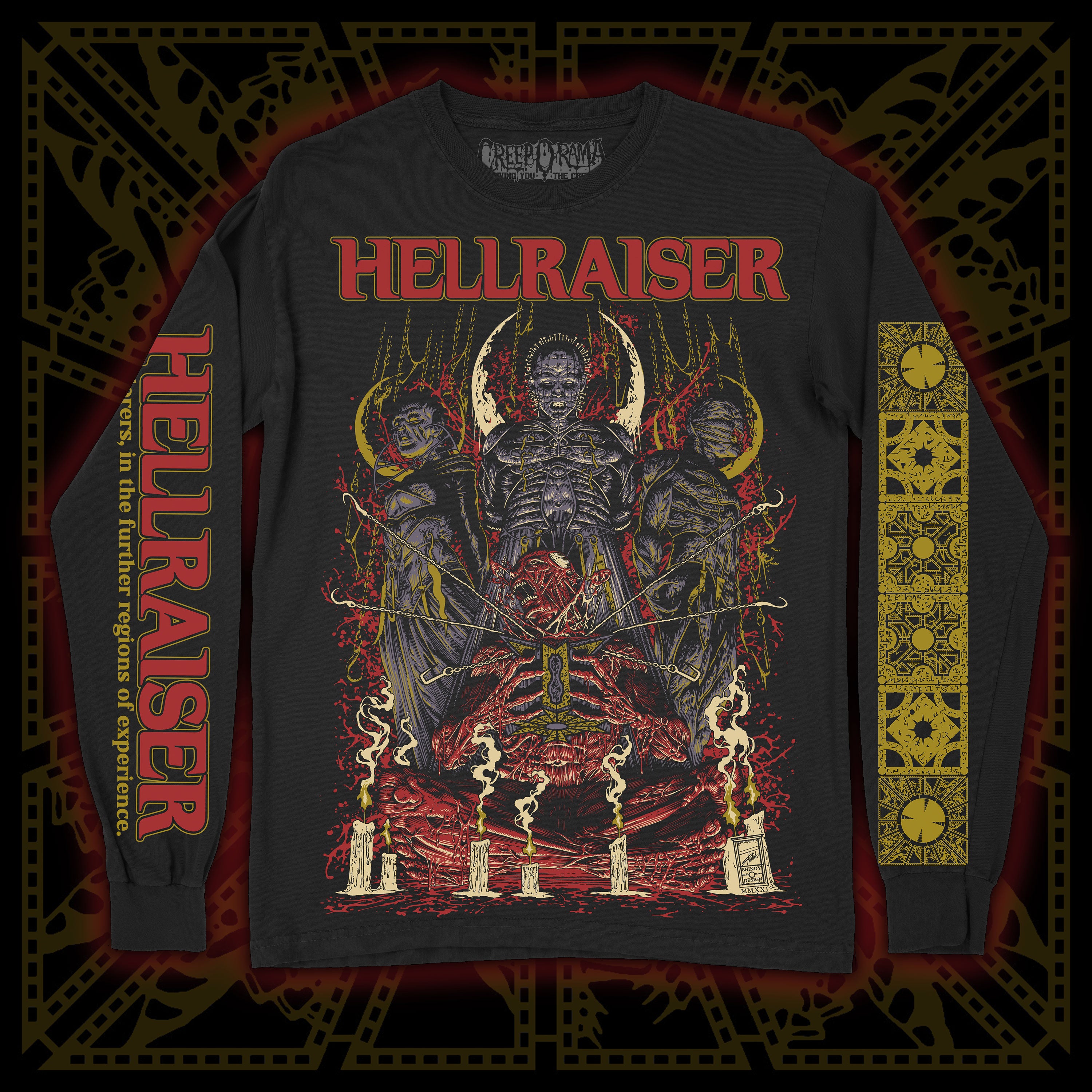 PRE-ORDER: Hellraiser “Golden Lament” Premium long sleeve