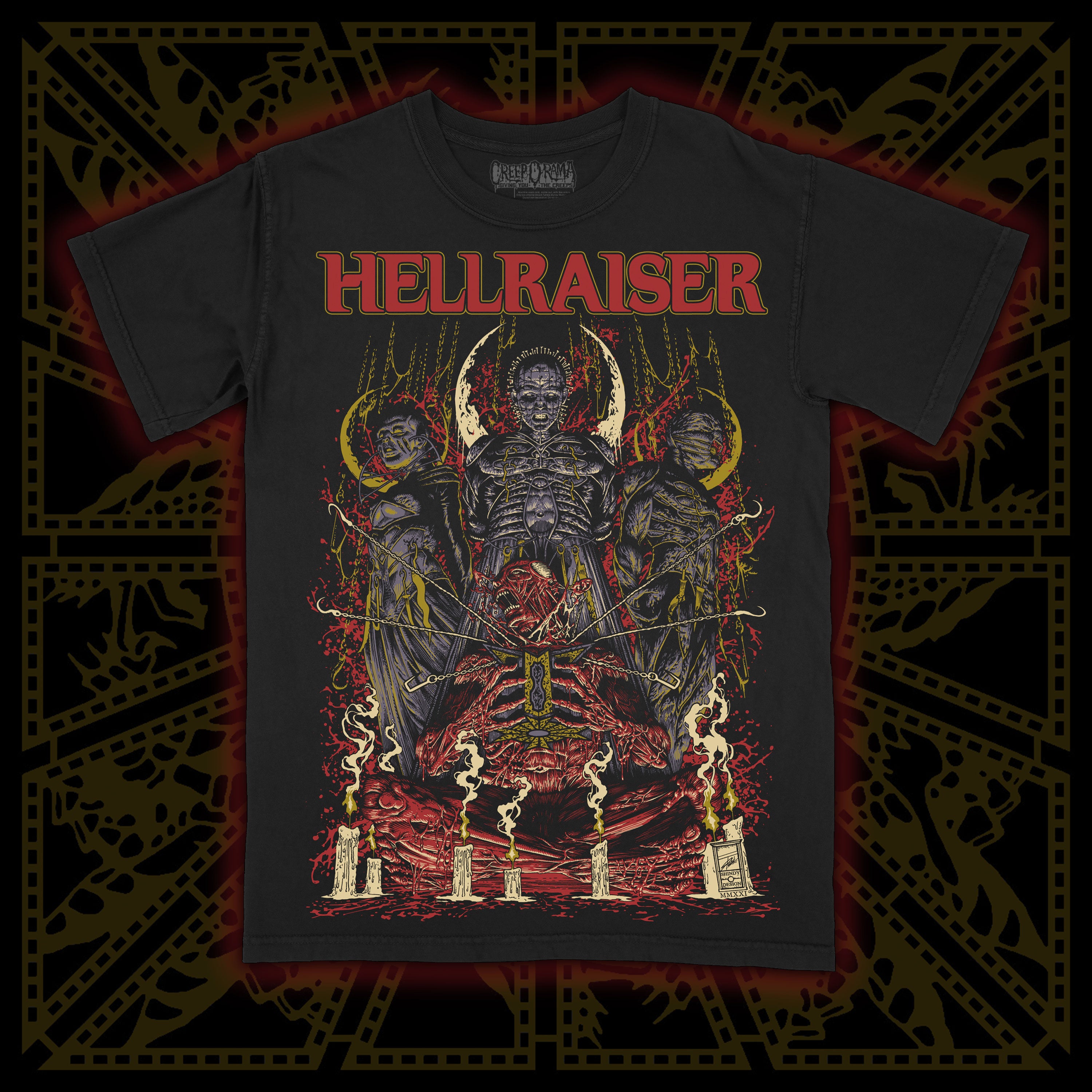 PRE-ORDER: Hellraiser "Golden Lament" Premium Tee