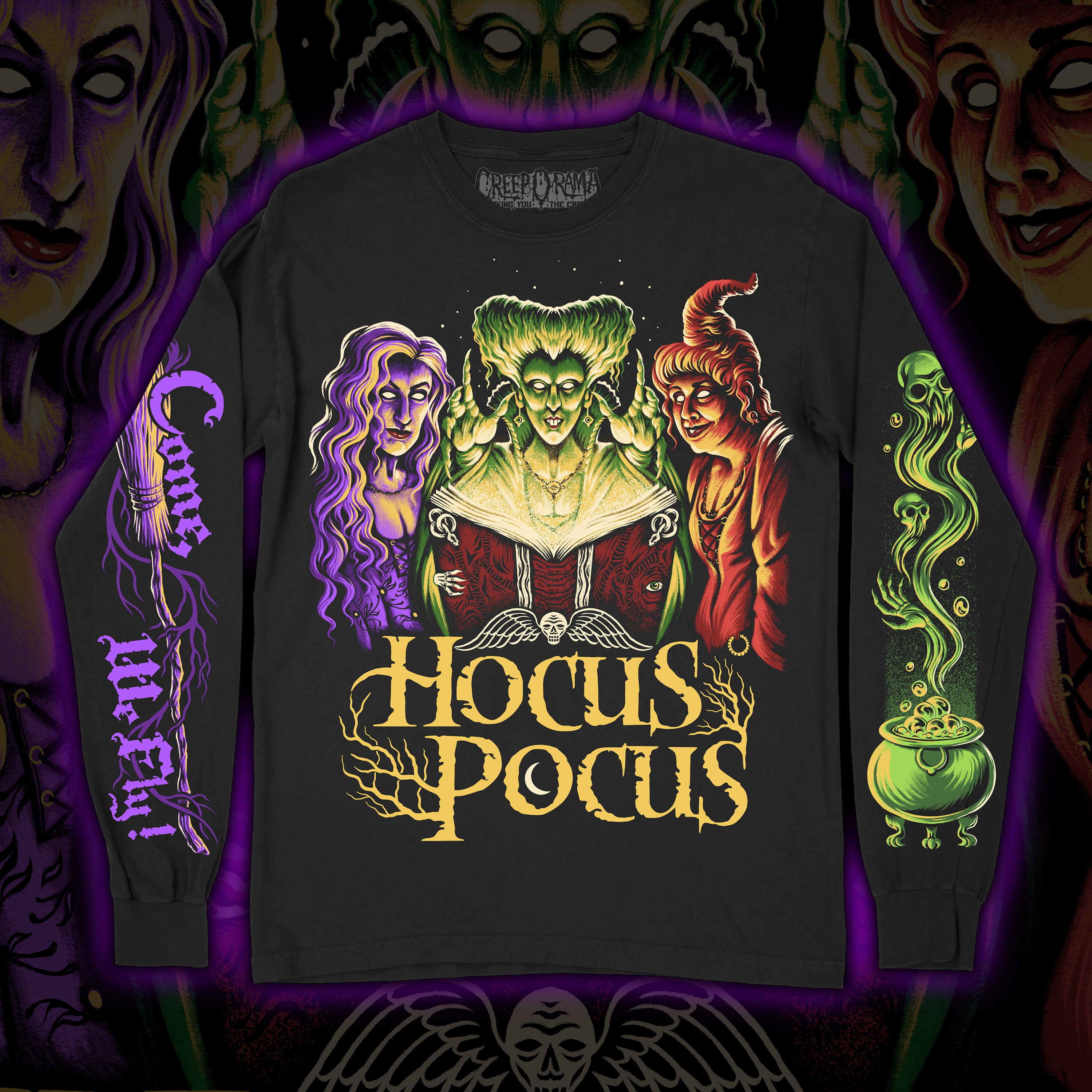 PRE-ORDER: Hocus Pocus “Garden of Magic” Premium long sleeve