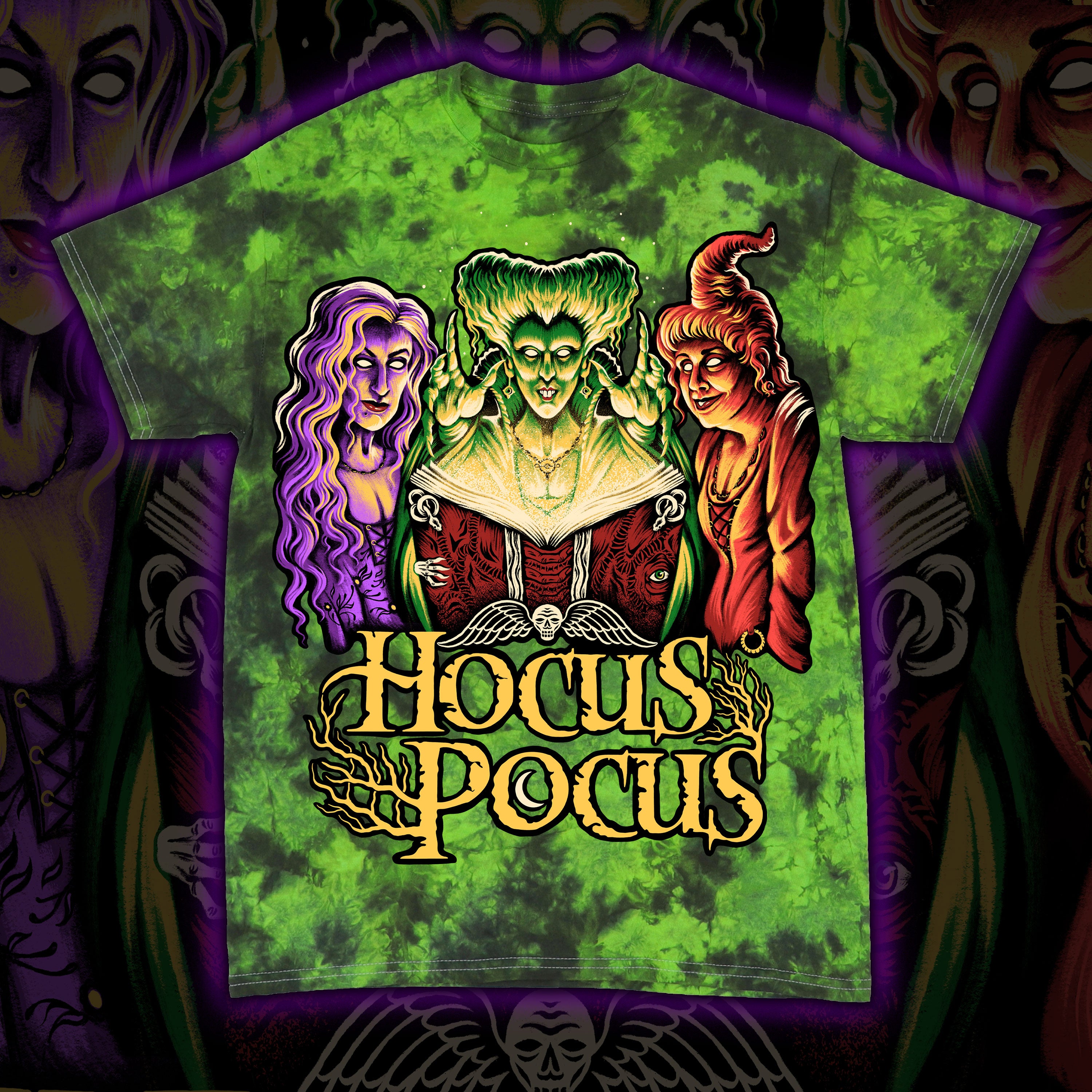 PRE-ORDER: Hocus Pocus “Garden of Magic” Tie dye