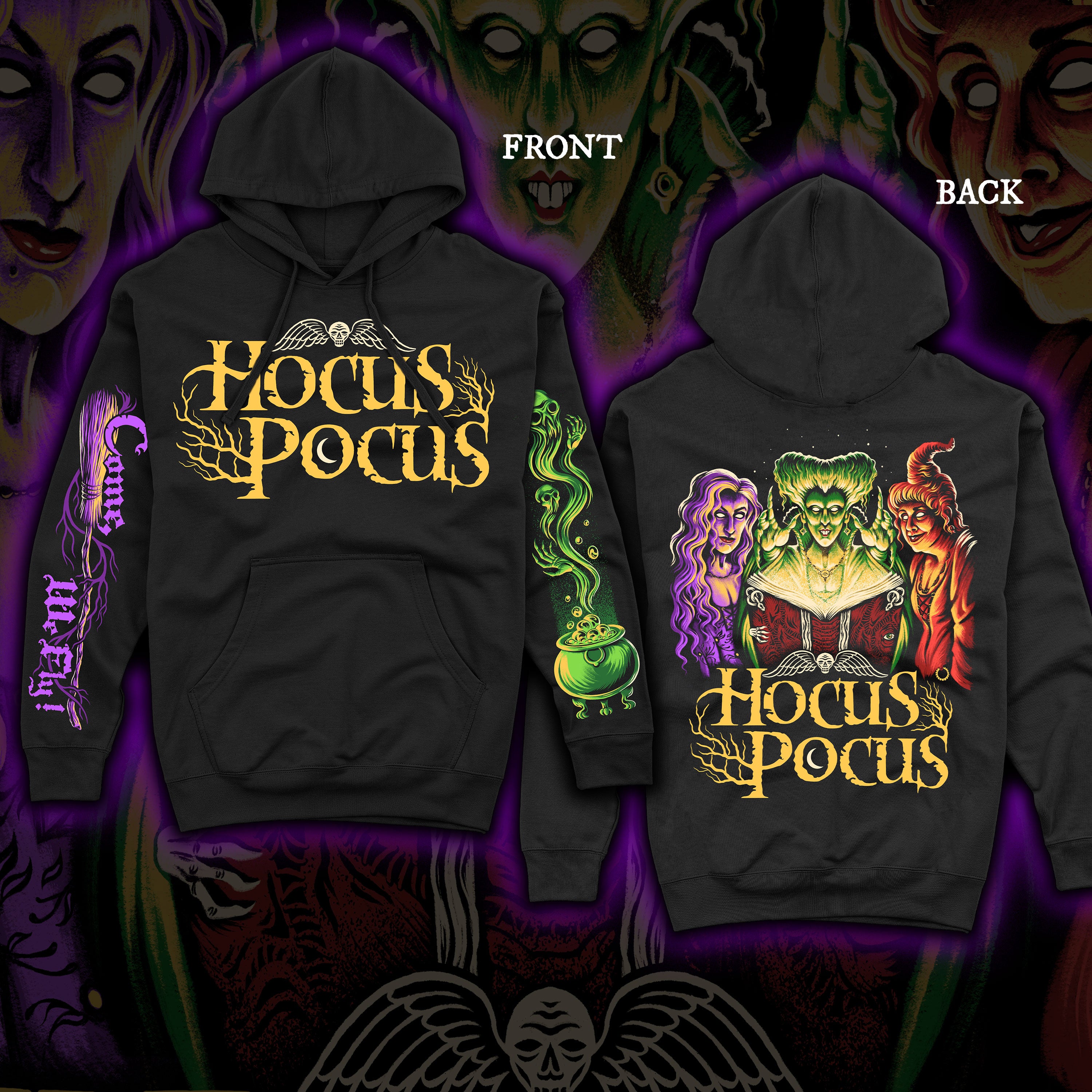 PRE-ORDER: Hocus Pocus “Garden of Magic” Pullover hoodie