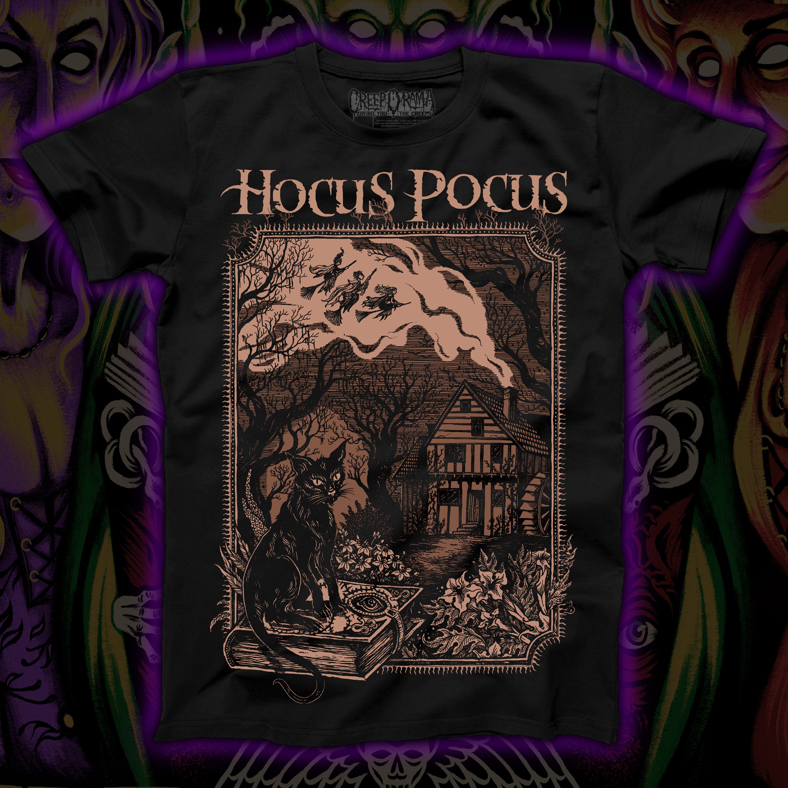 PRE-ORDER: Hocus Pocus “Twist the Bones” Regular tee