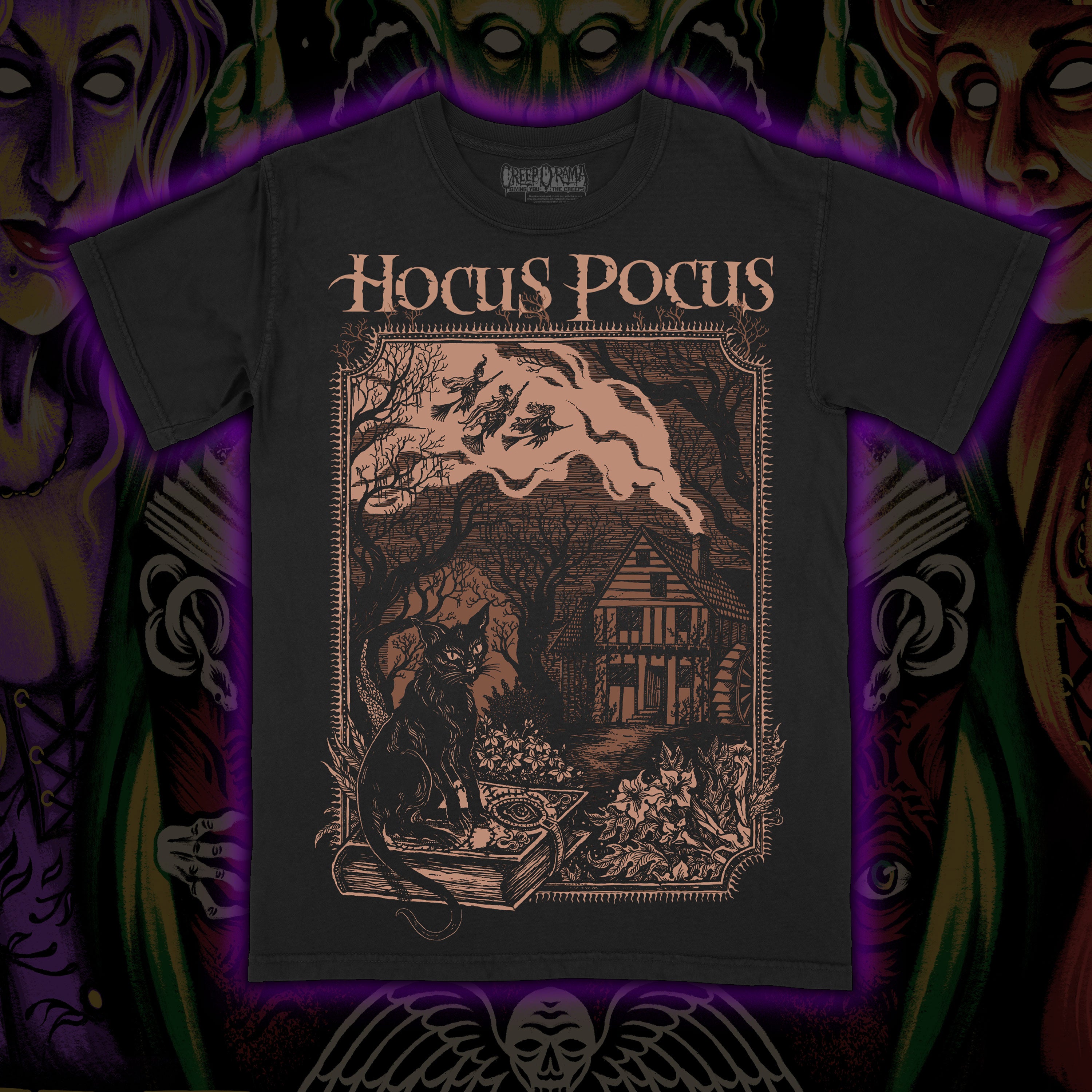PRE-ORDER: Hocus Pocus “Twist the Bones” Premium tee