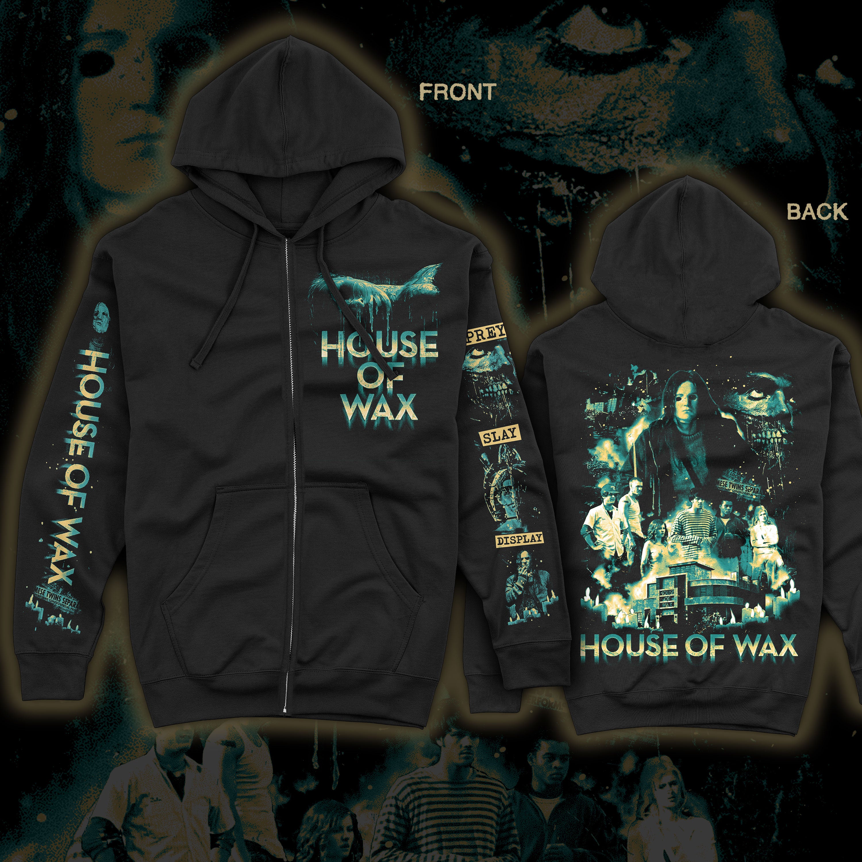 PRE-ORDER: House of Wax – Zip up hoodie