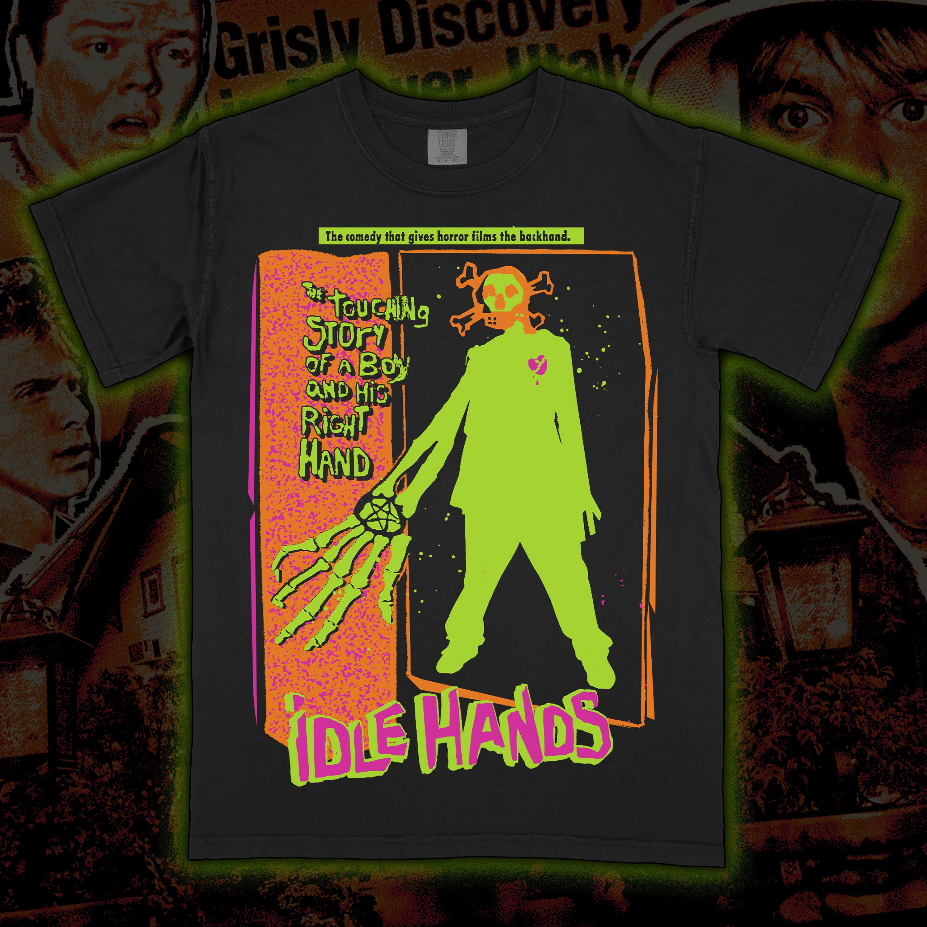 PRE-ORDER: Idle Hands “Psycho Killer” Premium tee