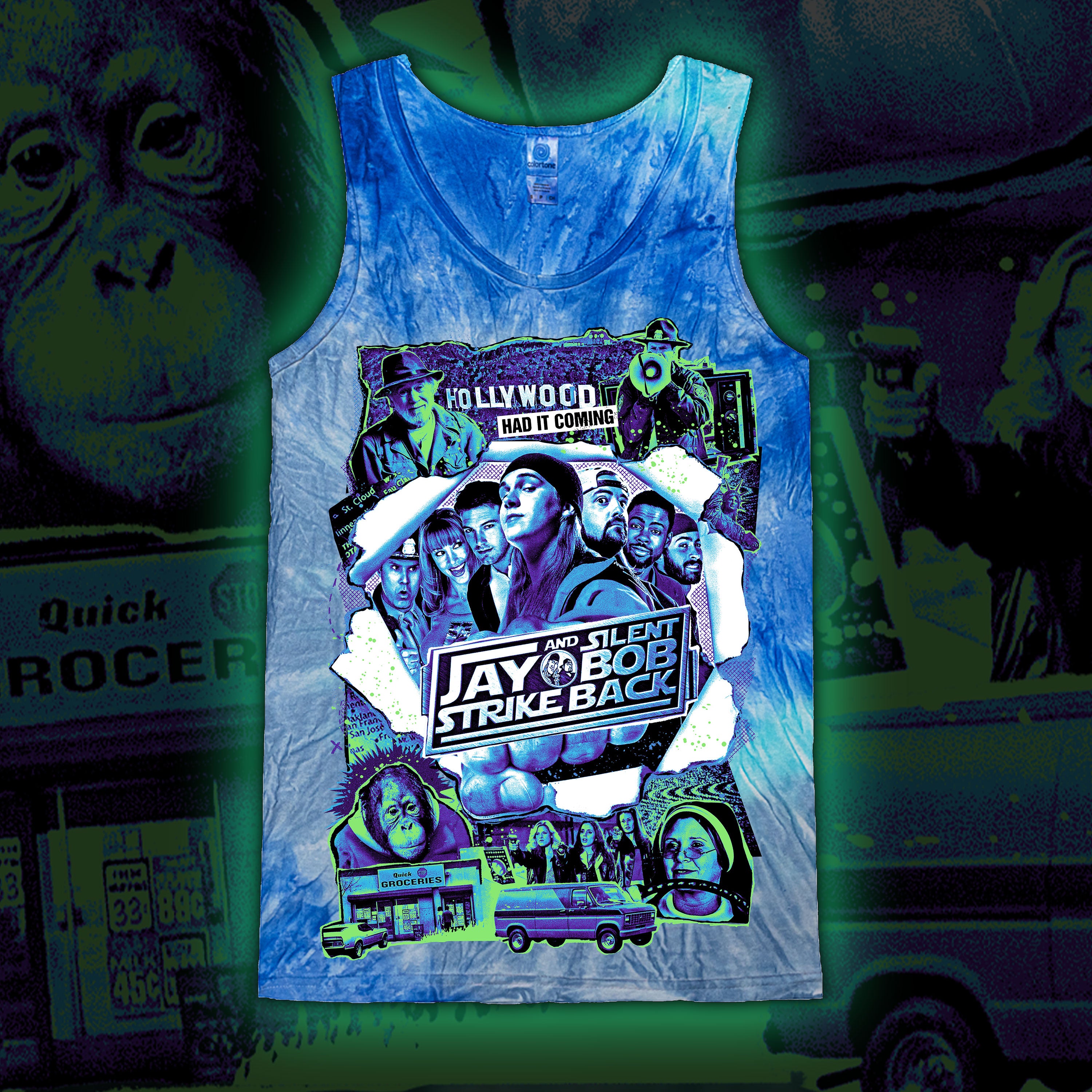 Jay and Silent Bob Strike Back - Tie dye tank top