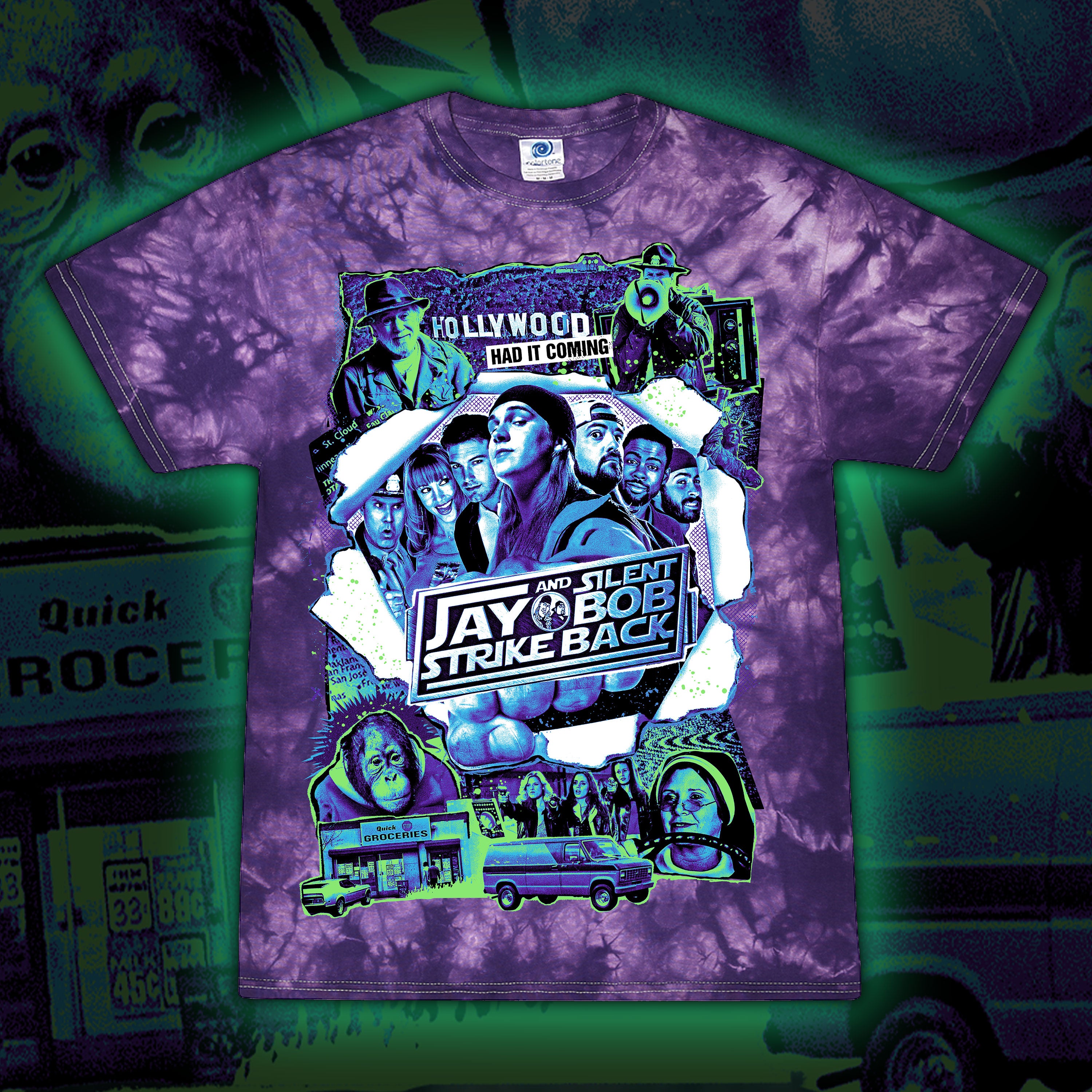 Jay and Silent Bob Strike Back “Phantoms” Tie dye
