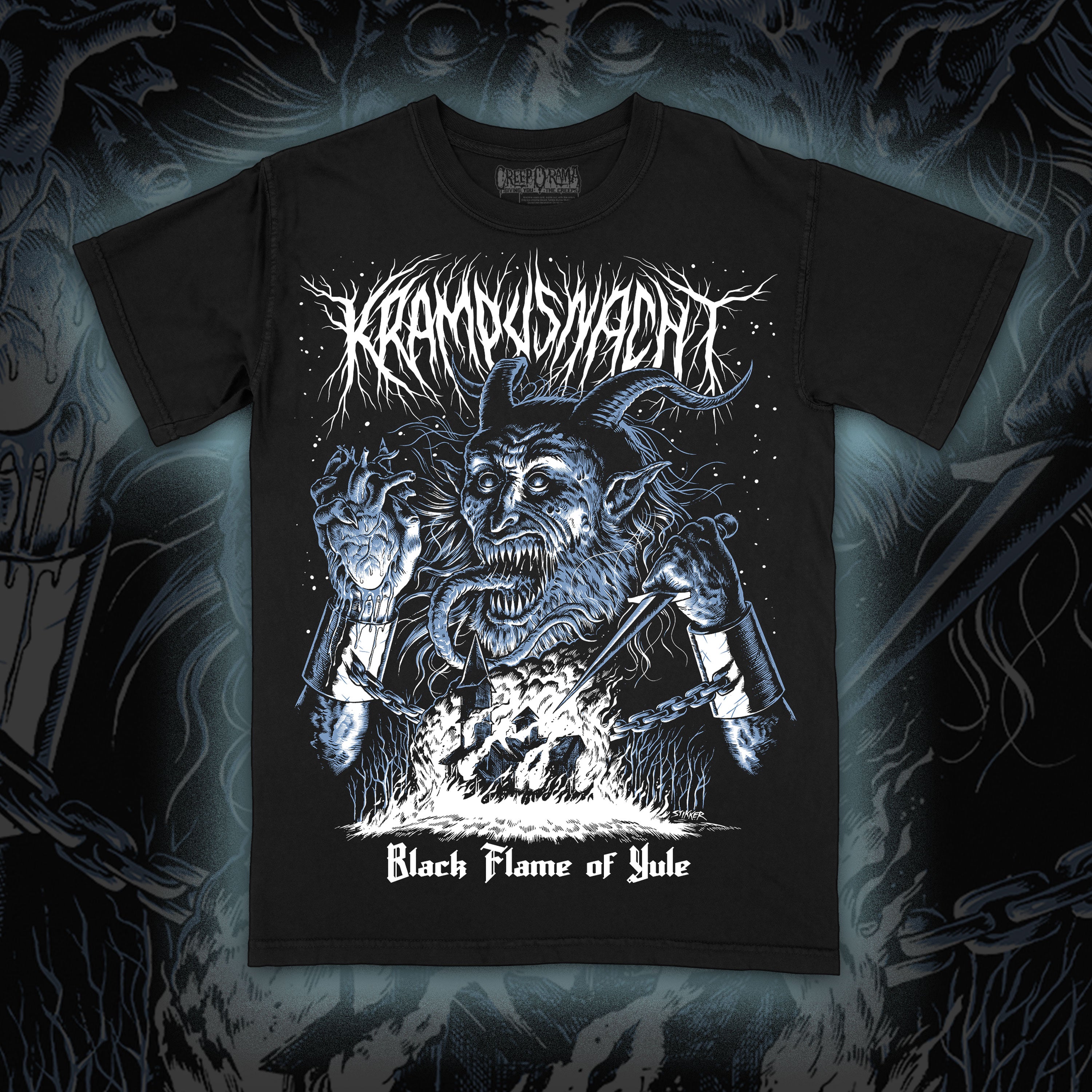 Black Flame of Yule – Premium tee
