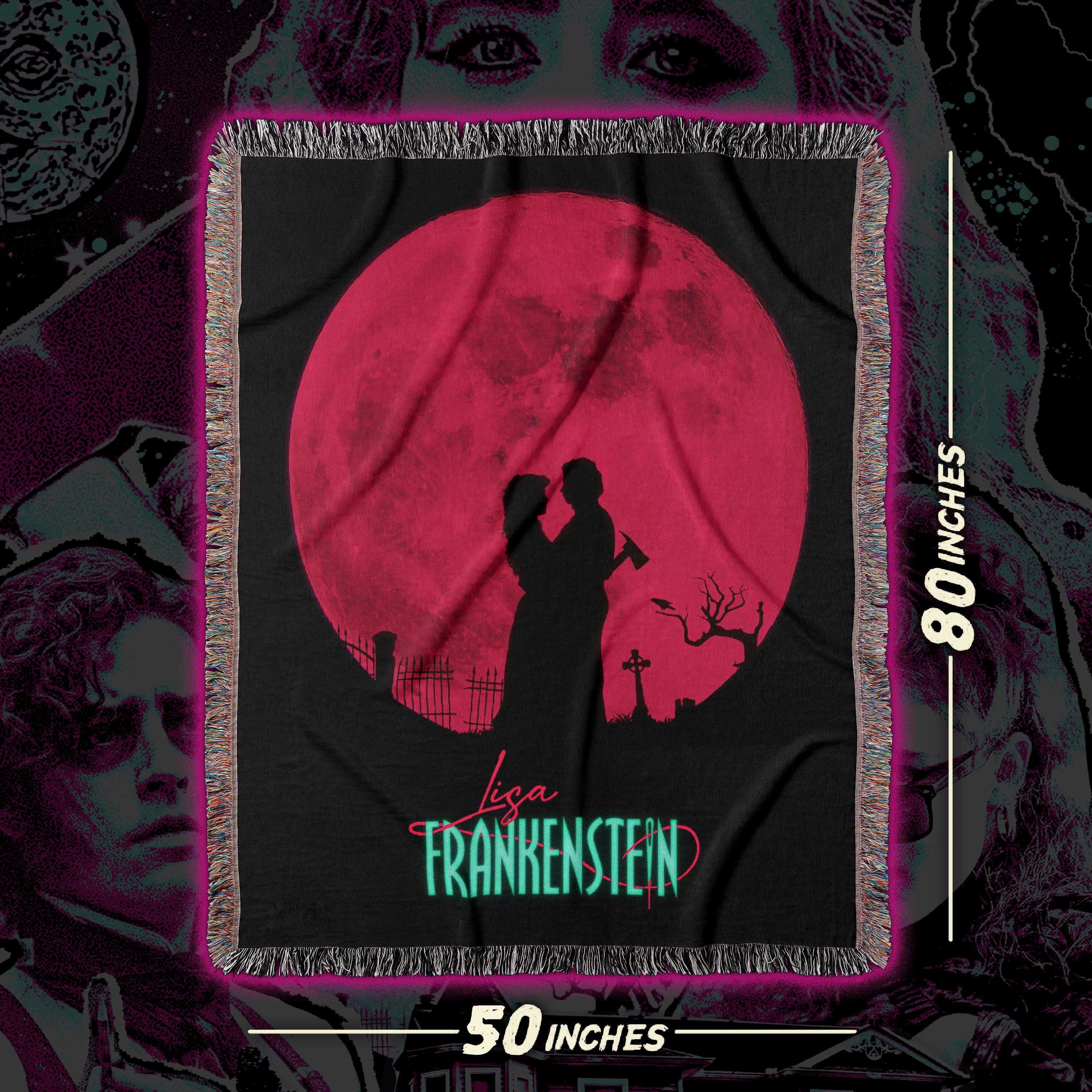 Lisa Frankenstein – 50" x 80" Woven blanket