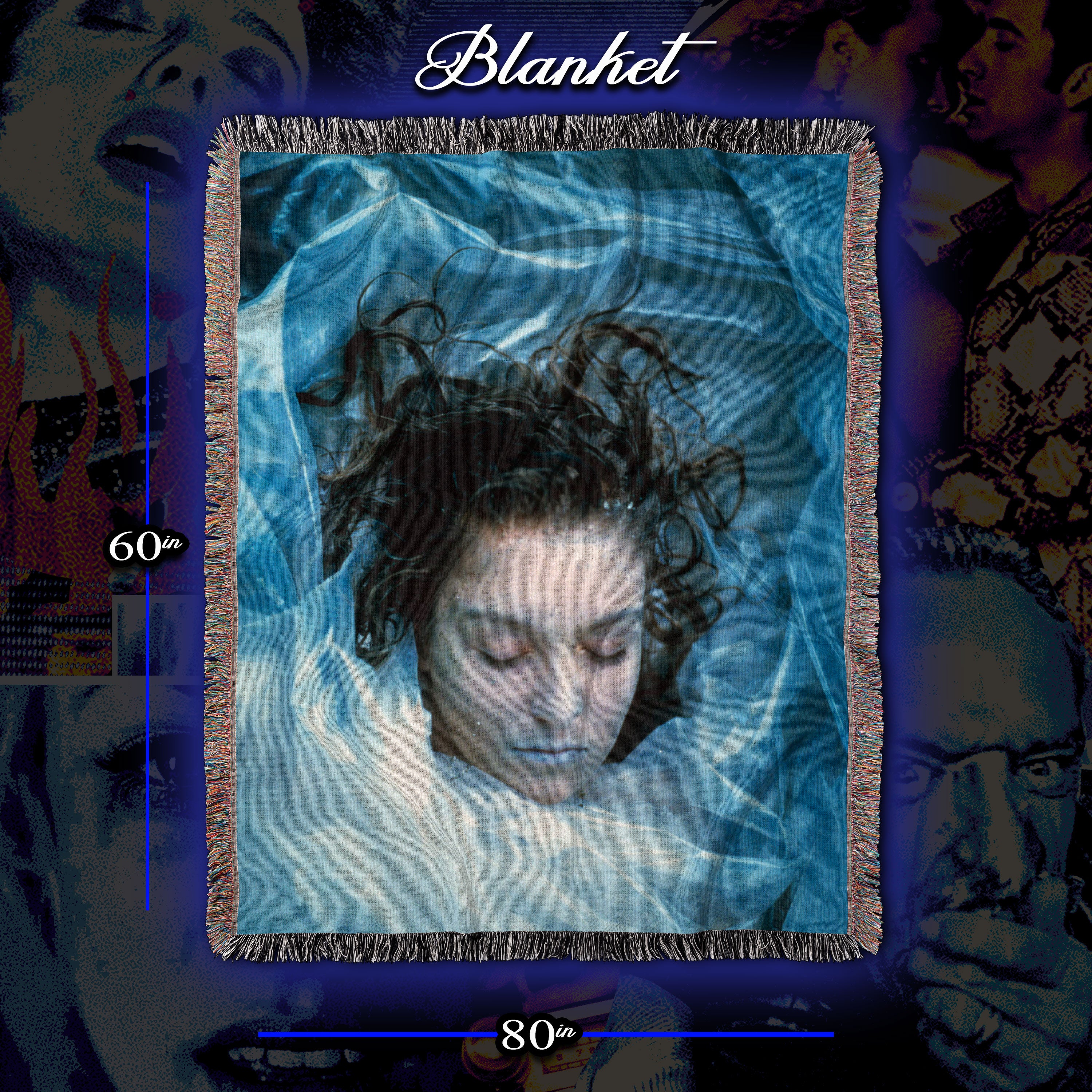 PRE-ORDER: Laura Palmer 60” x 80” Woven Blanket