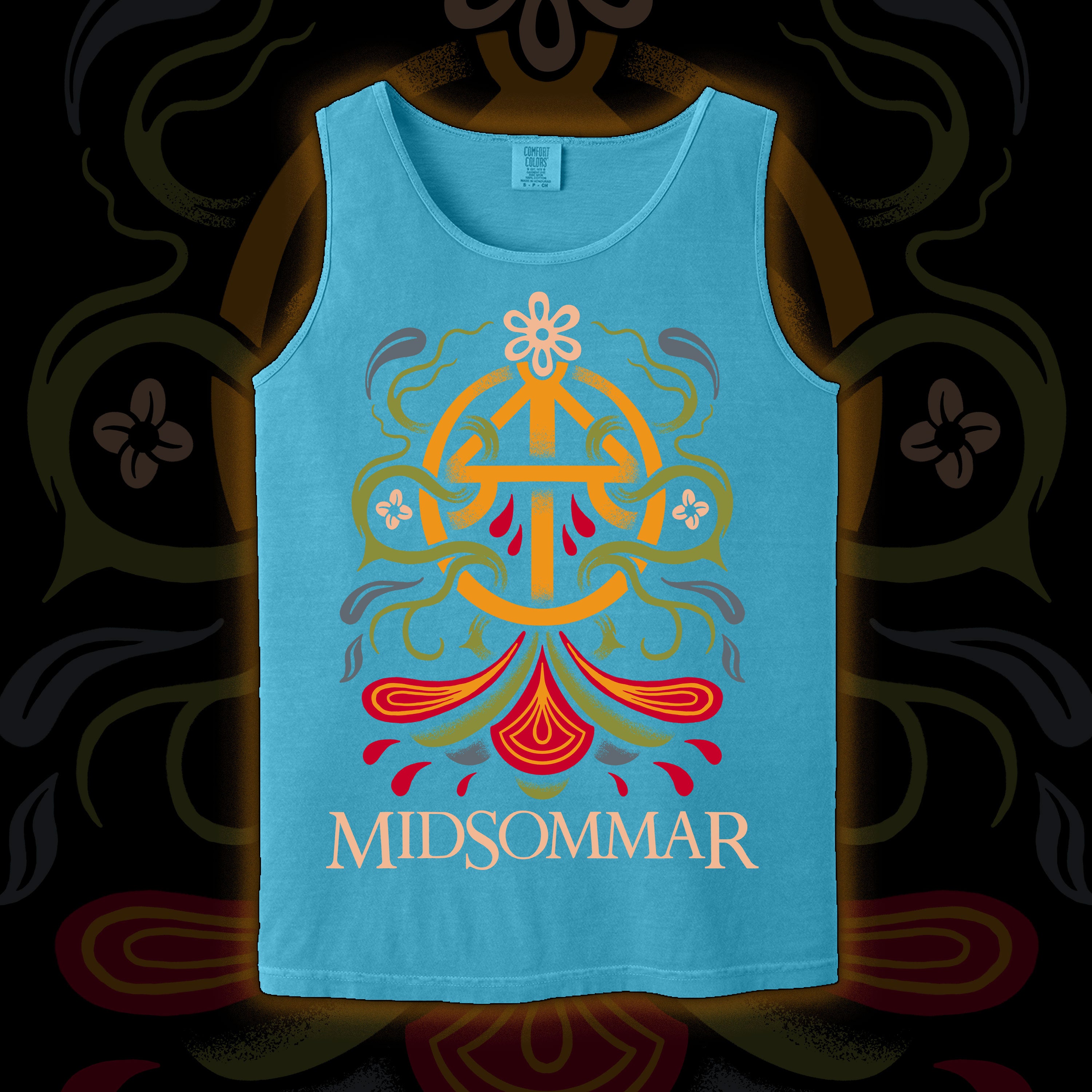 Midsommar - Tank top (Sapphire)