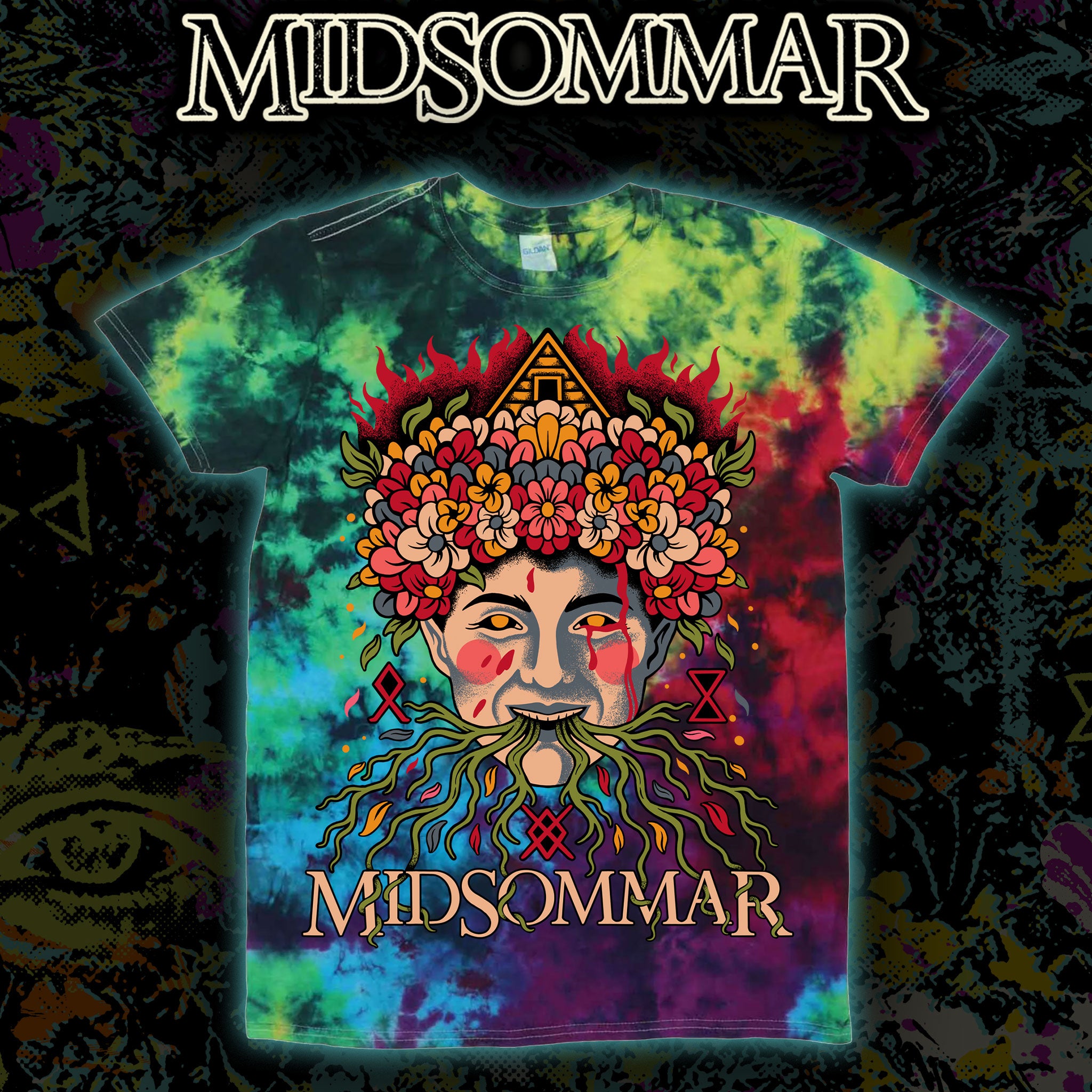 Midsommar "Harga Gives" Tie dye