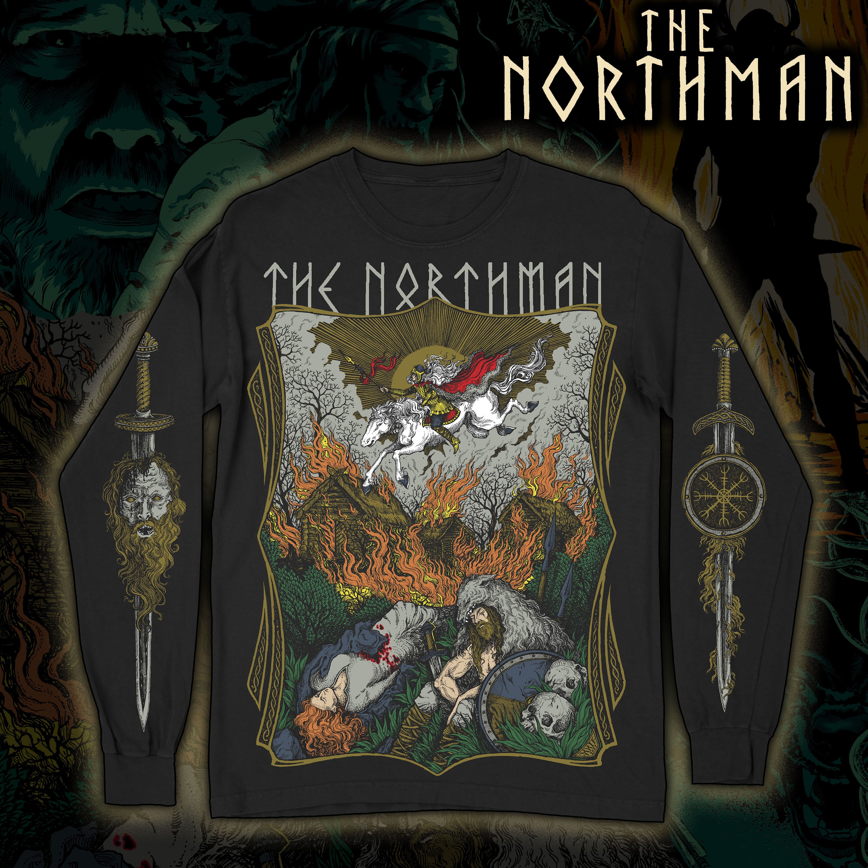 PRE-ORDER: The Northman "Valholl Awaits" Premium long sleeve