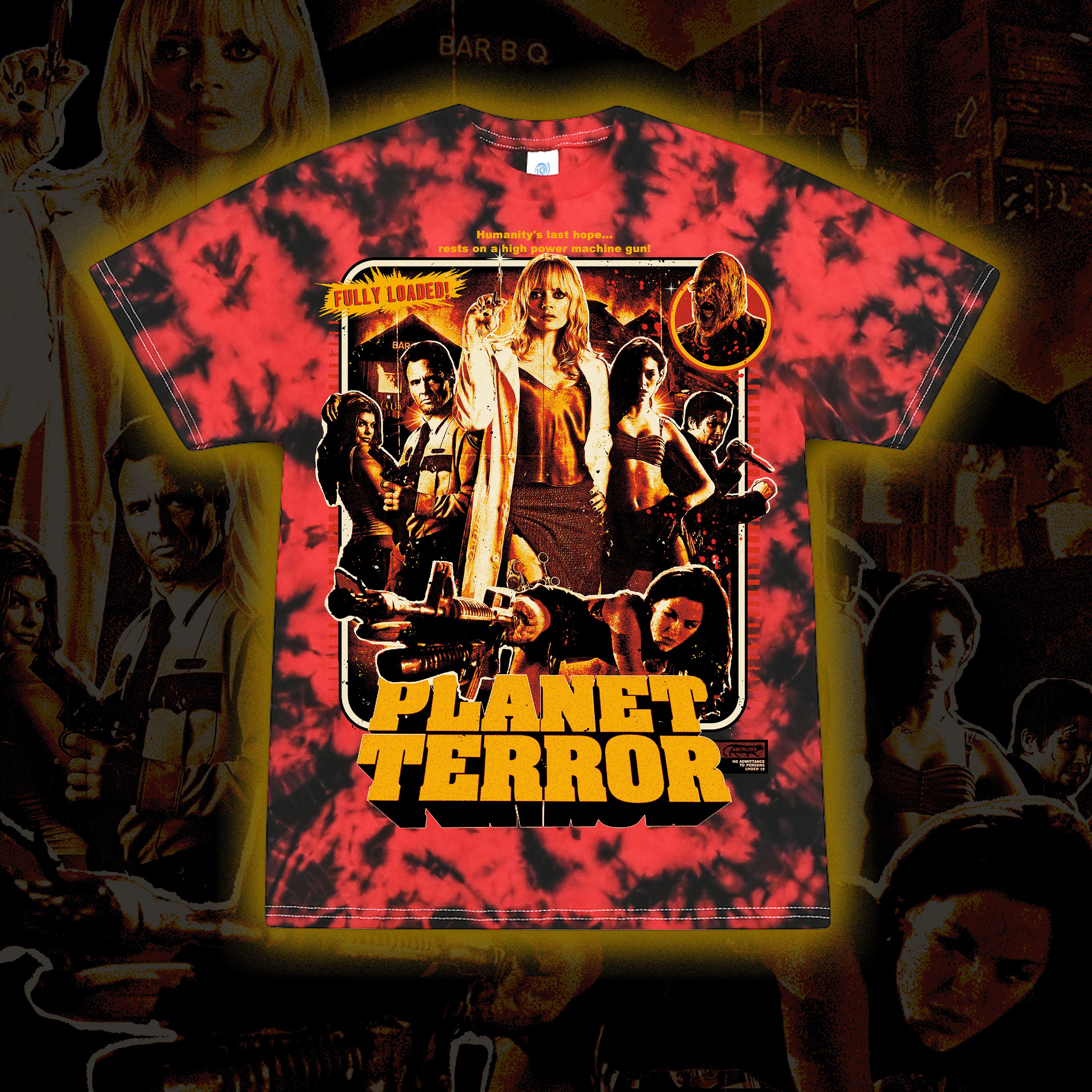 Planet Terror “Fully Loaded” Tie dye