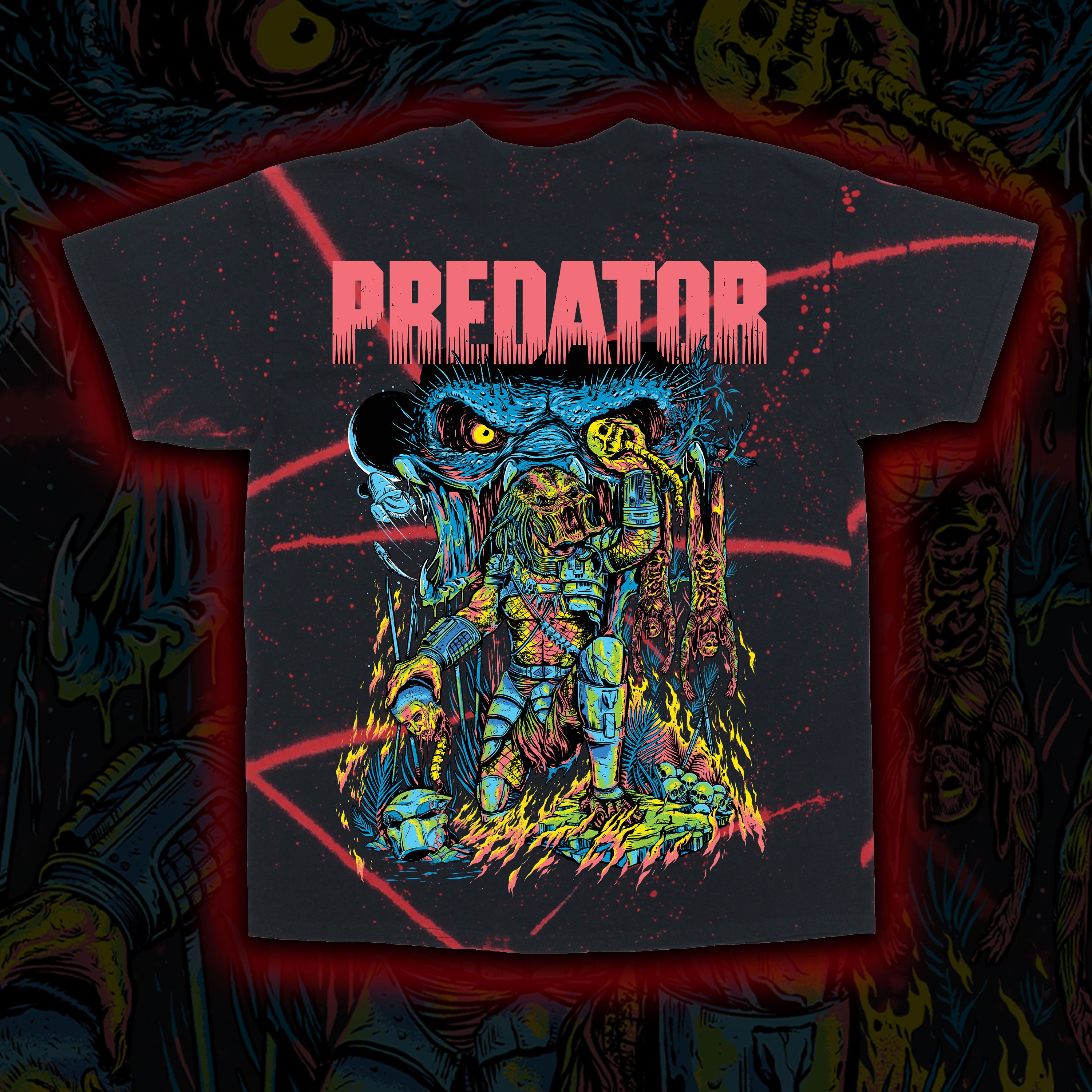 Predator “I Ain’t Got Time to Bleed” Tie dye