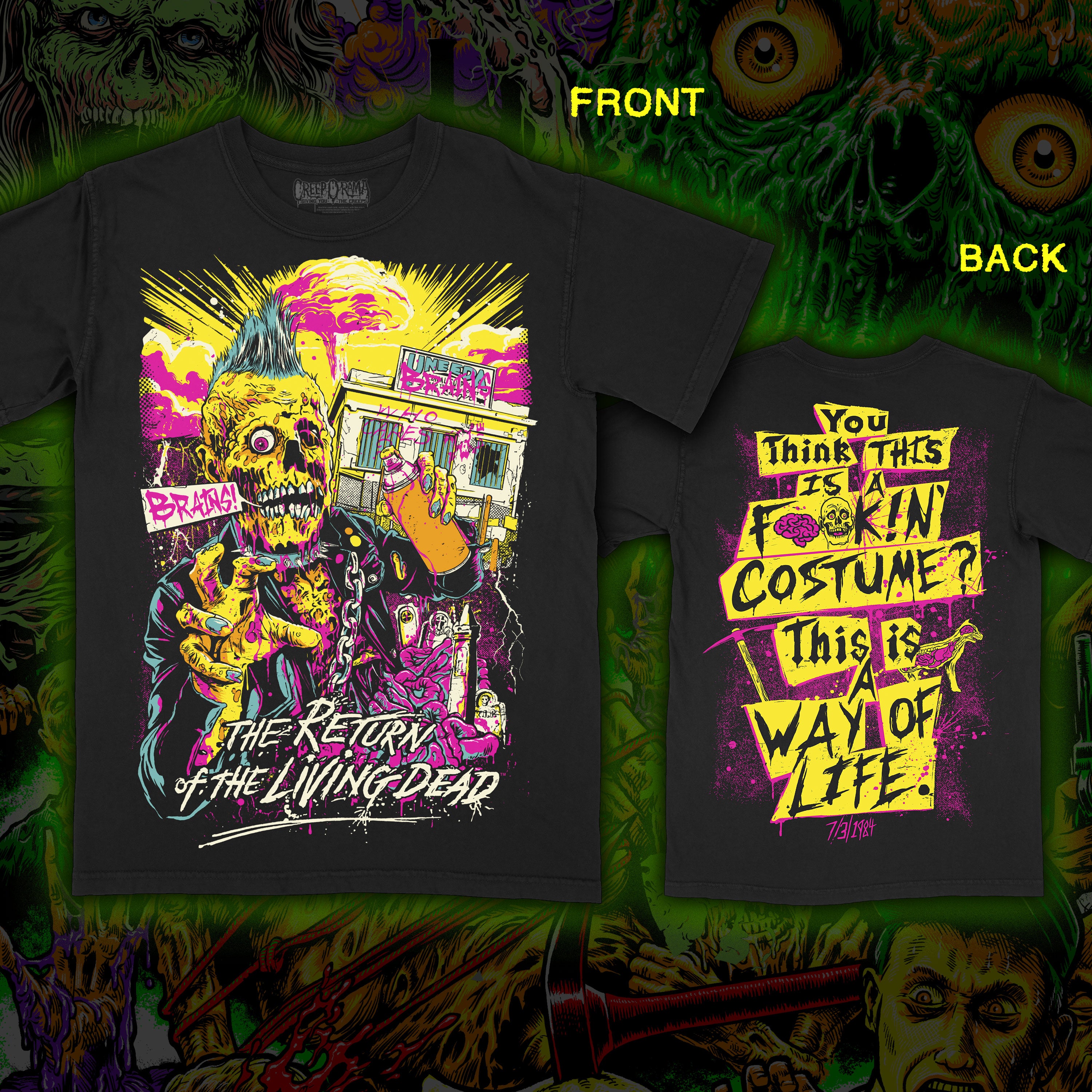 The Return of the Living Dead “Way of Life” Premium tee