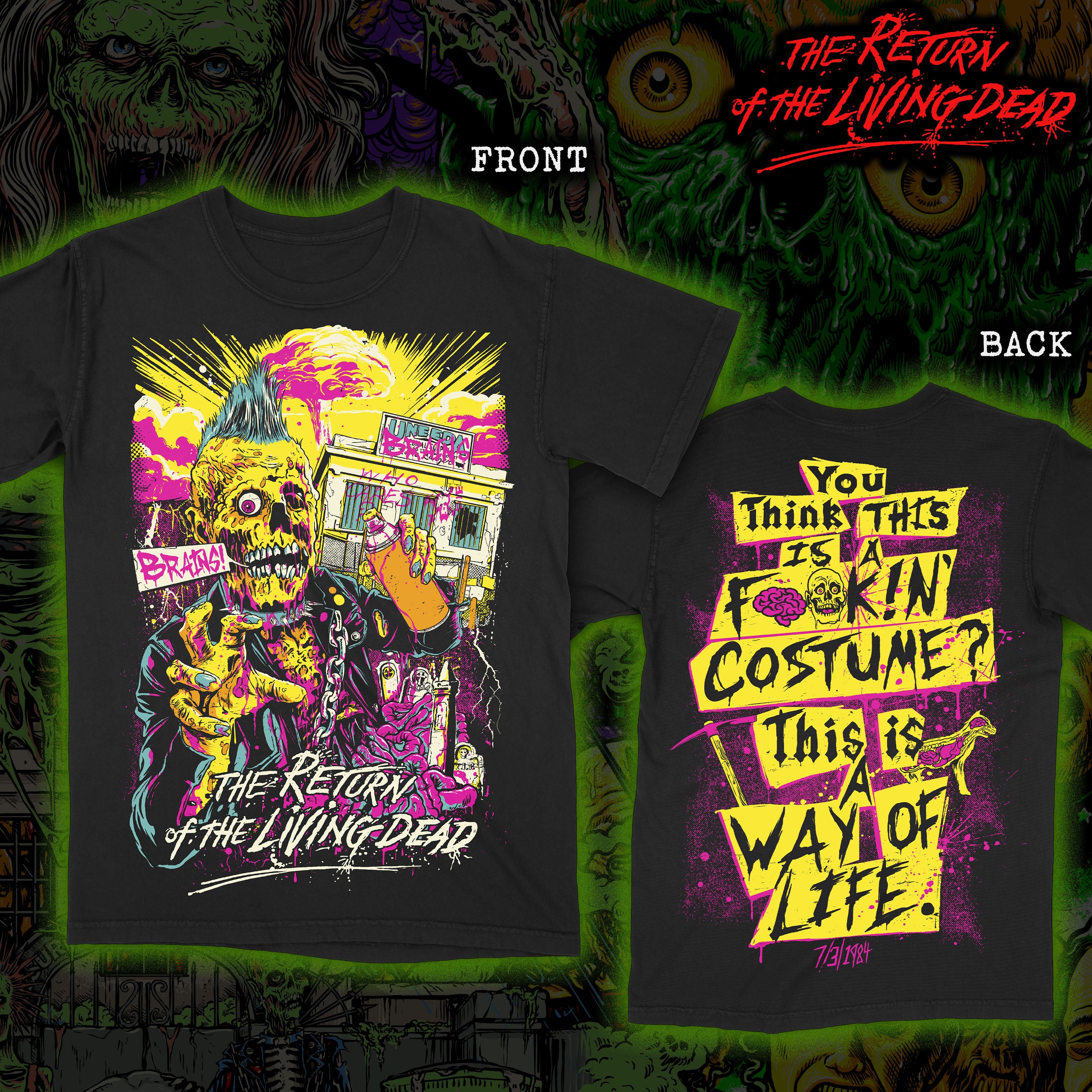 The Return of the Living Dead “Way of Life” Premium tee