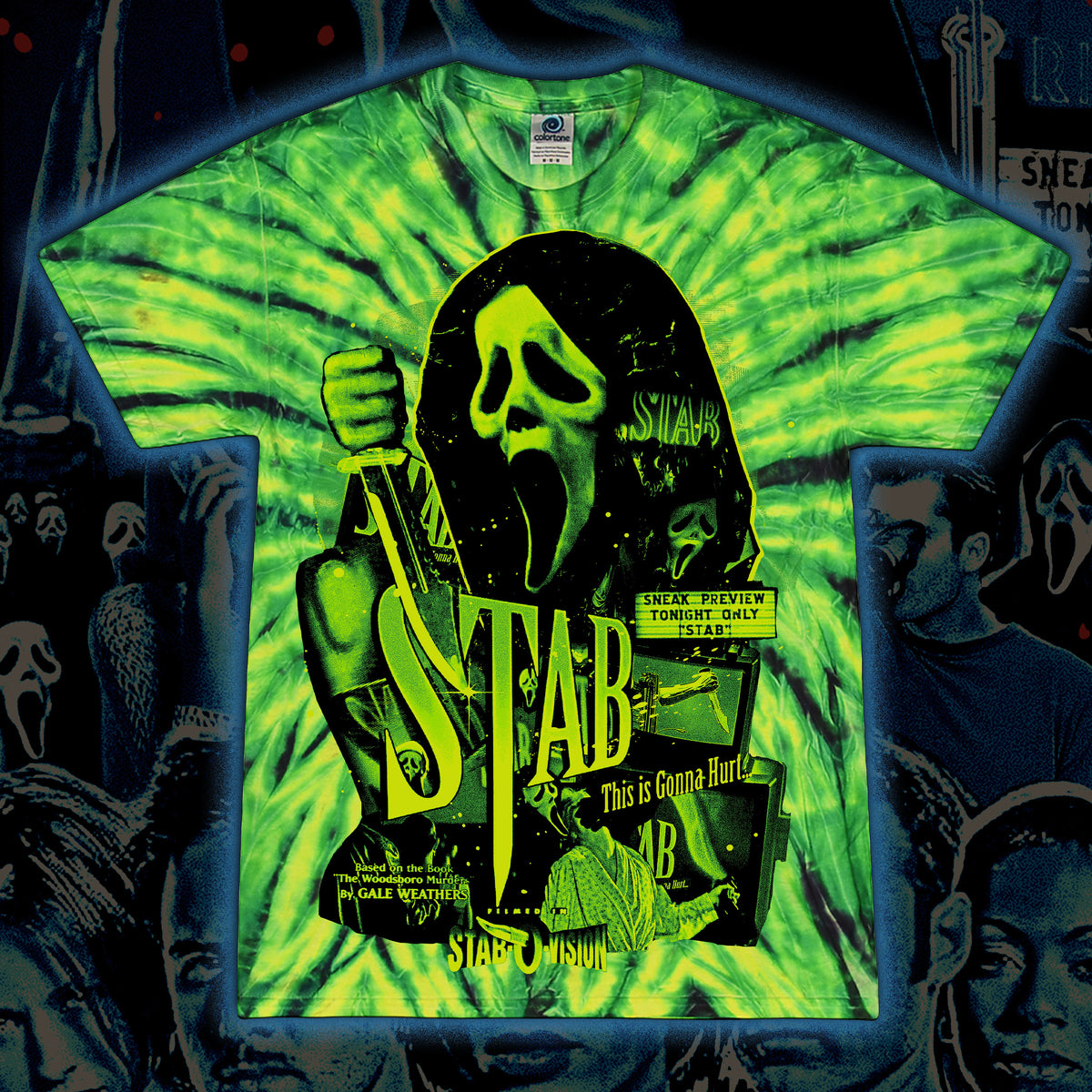 PRE-ORDER: Stab-O-Vision “Tonight Only” Tie dye