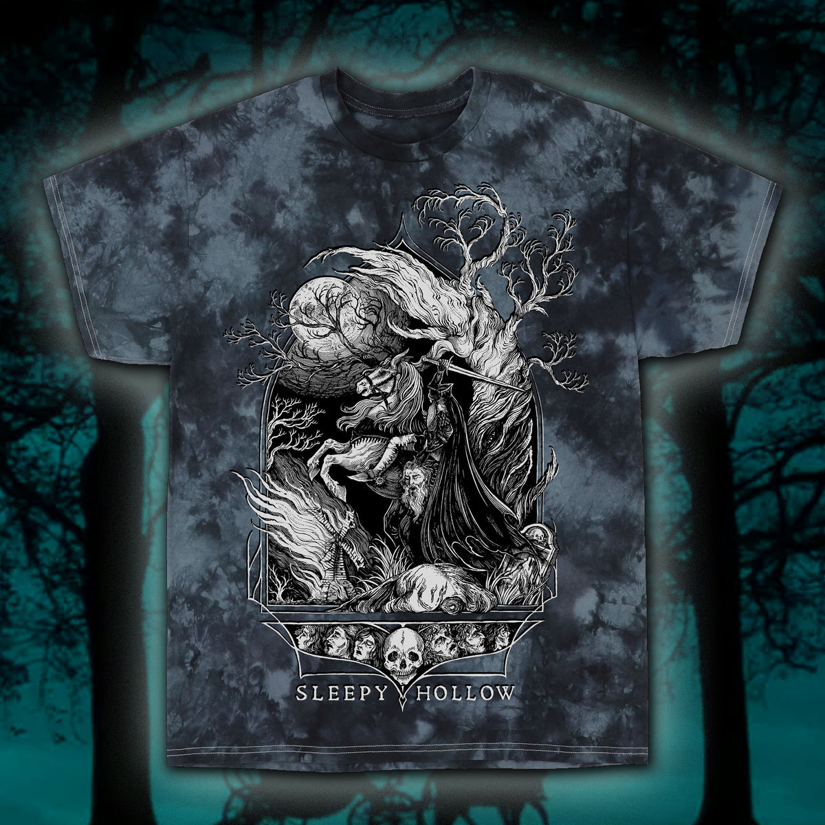 PRE-ORDER: Sleepy Hollow “Tree of the Dead” Tie dye