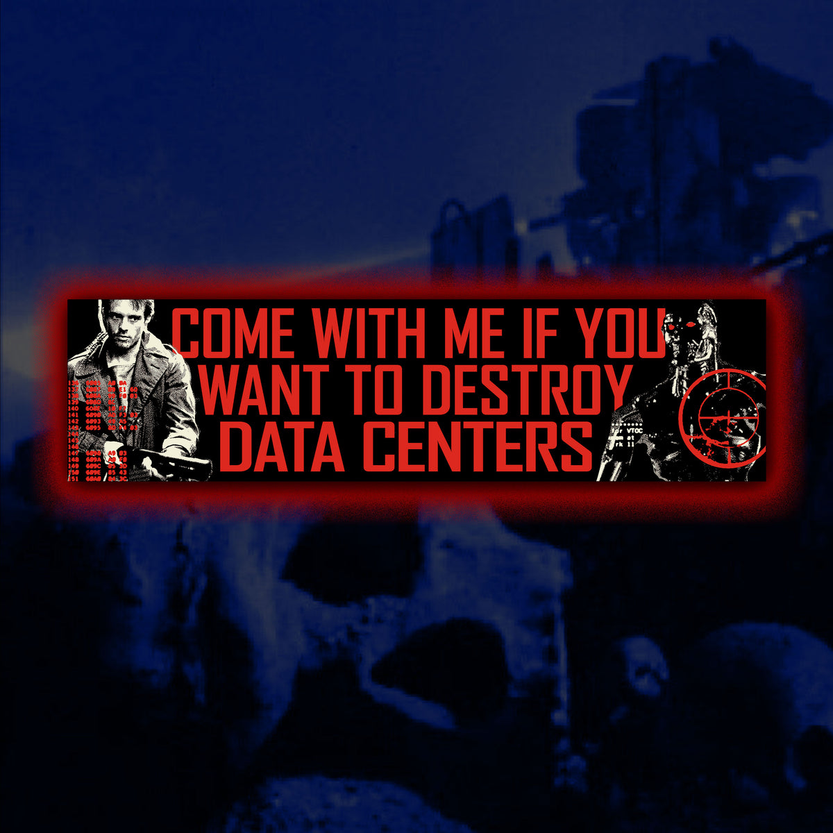 PRE-ORDER: Come With Me – Bumper Sticker