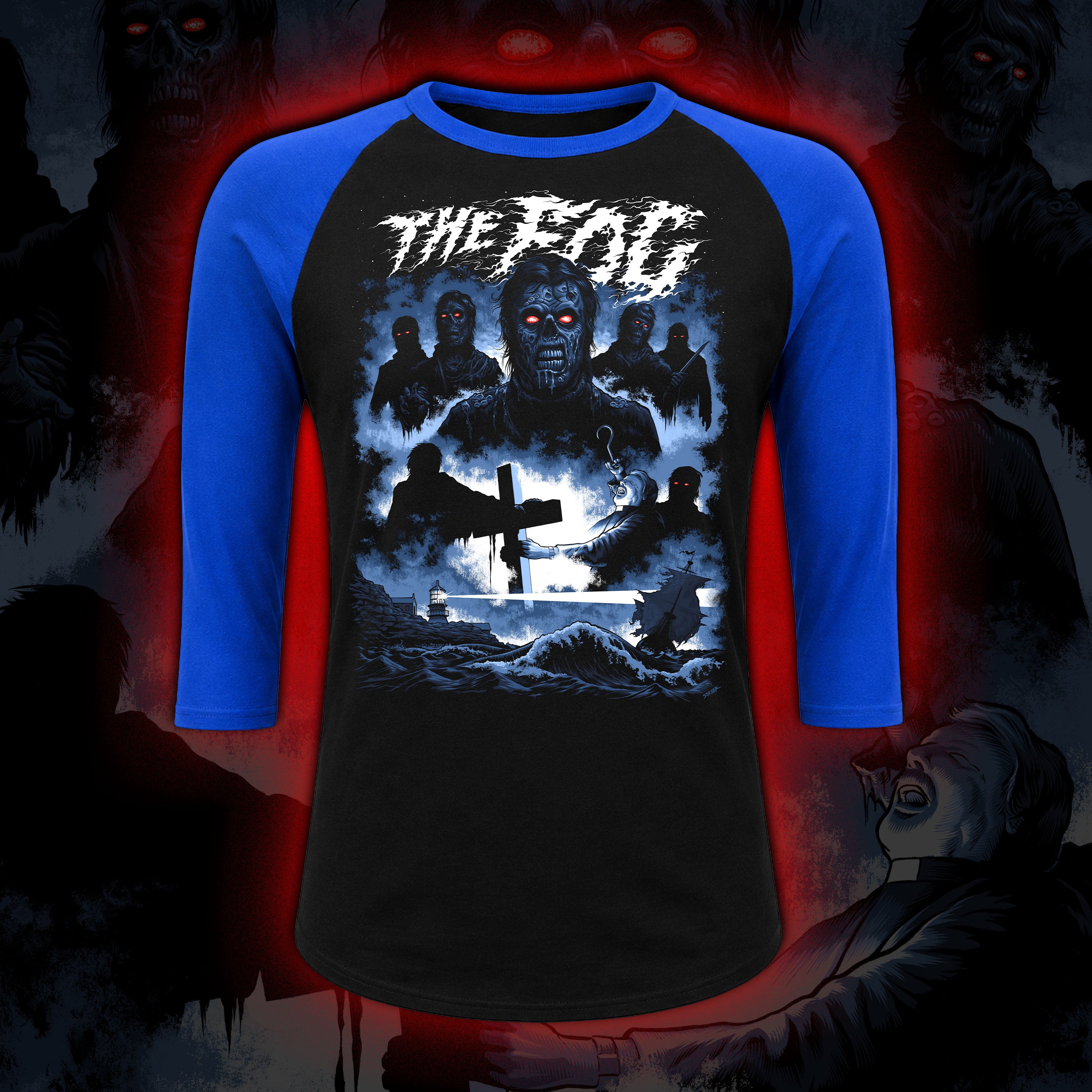 PRE-ORDER: The Fog – Baseball tee