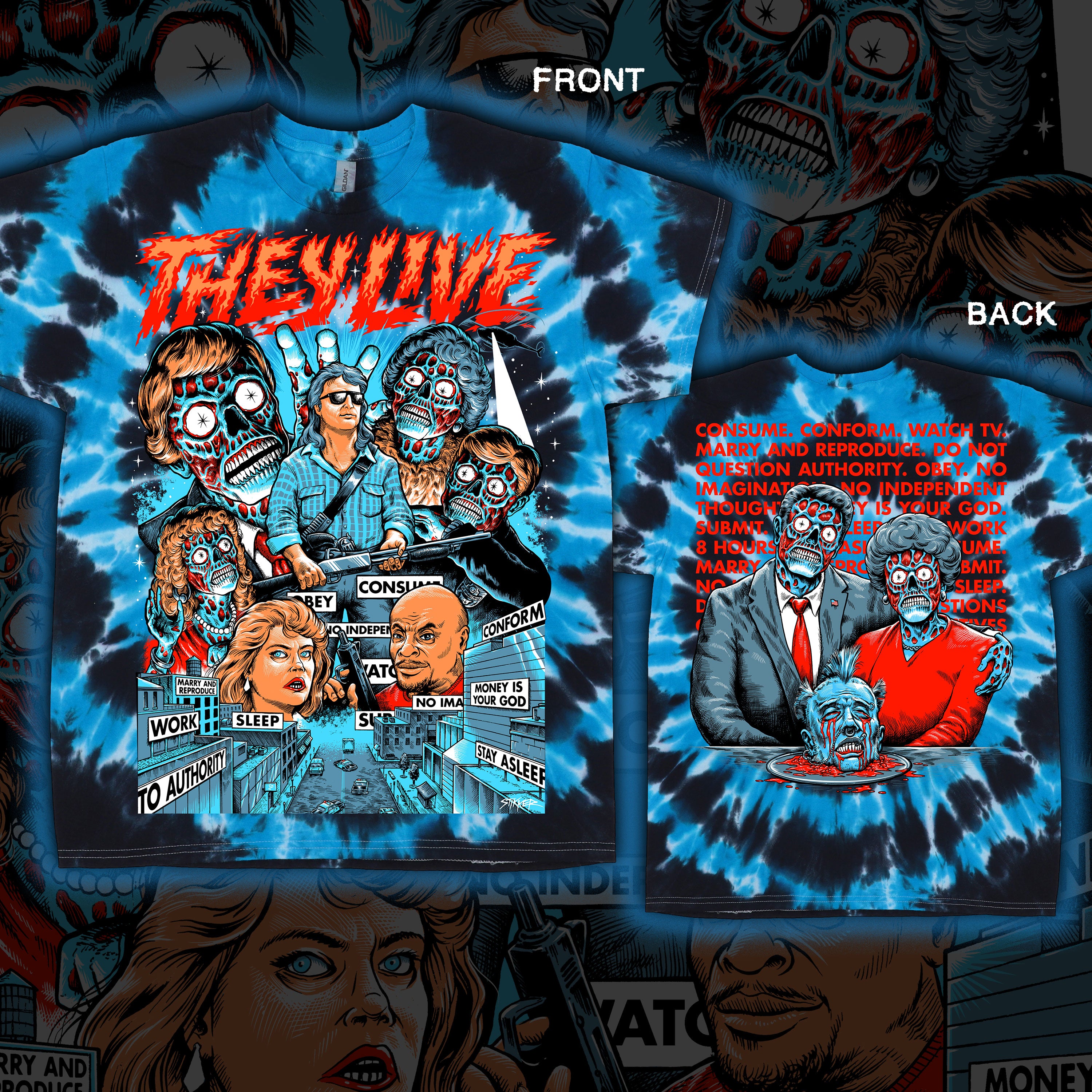 PRE-ORDER: They Live “We Sleep” Tie dye
