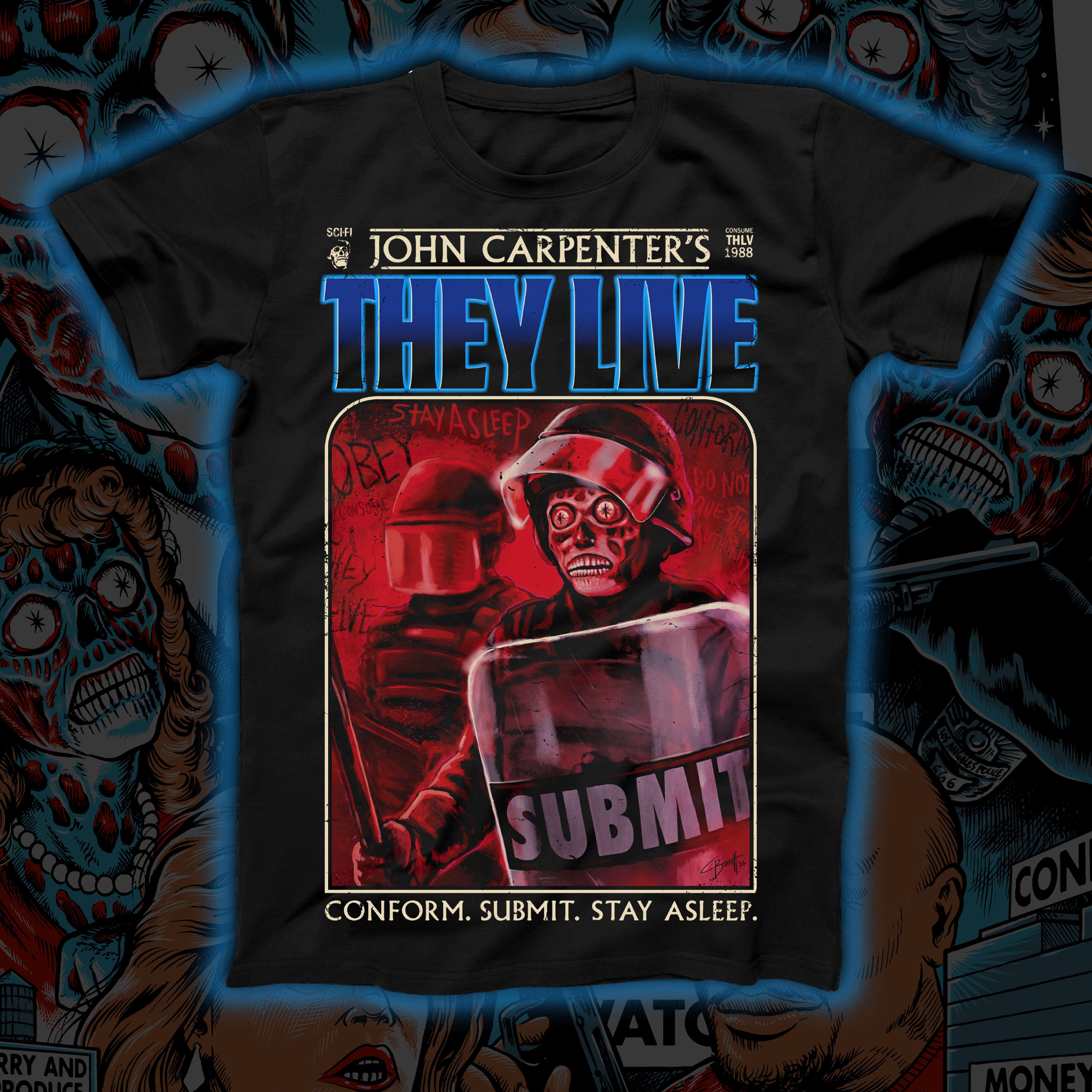 PRE-ORDER: They Live “Obey” Regular tee