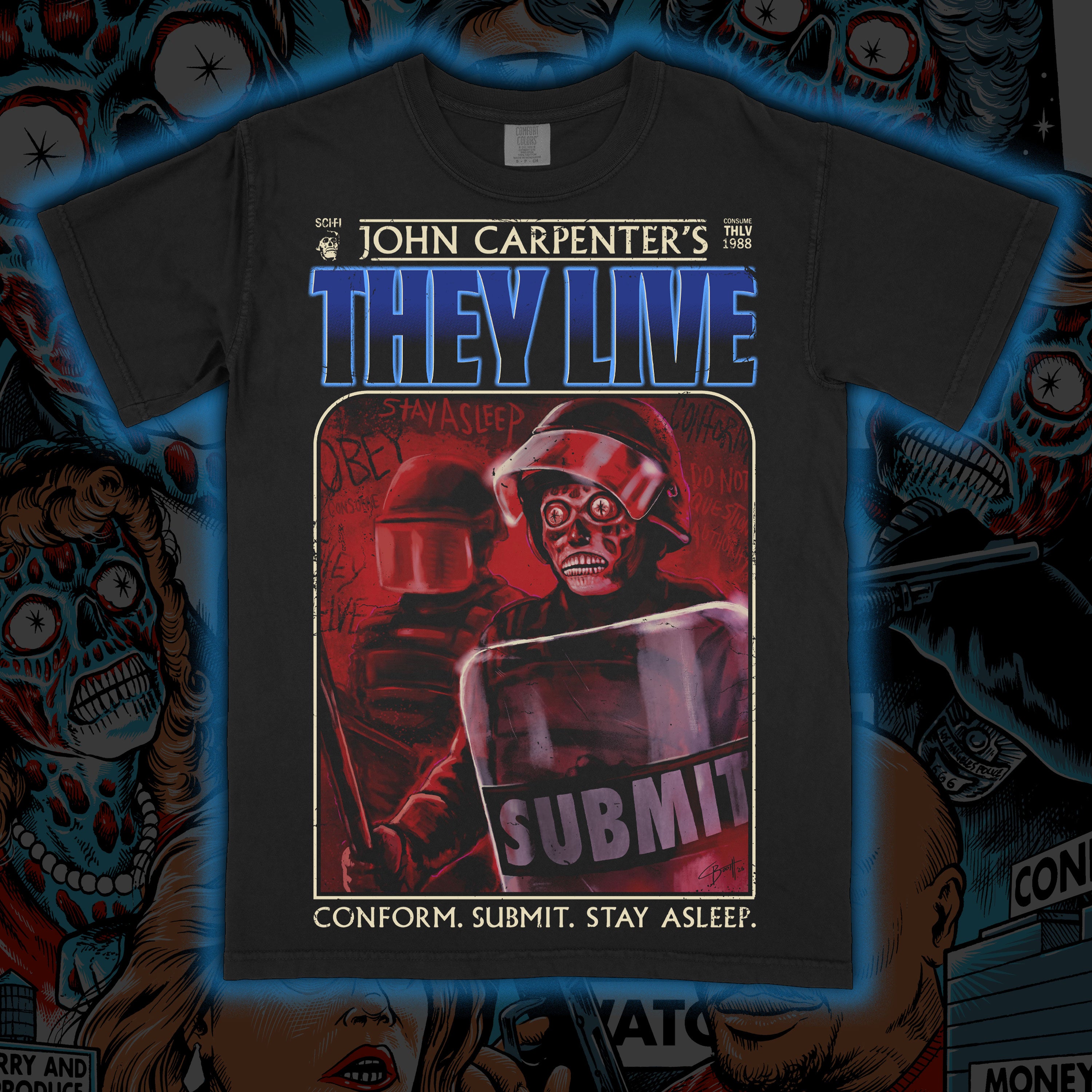 PRE-ORDER: They Live “Obey” Premium tee