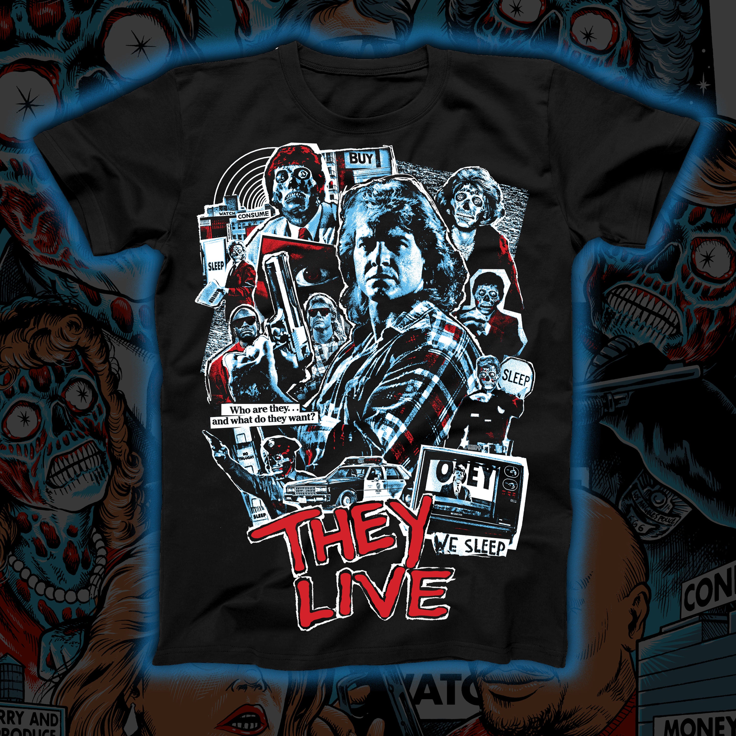 PRE-ORDER: They Live “Sleep” Regular tee