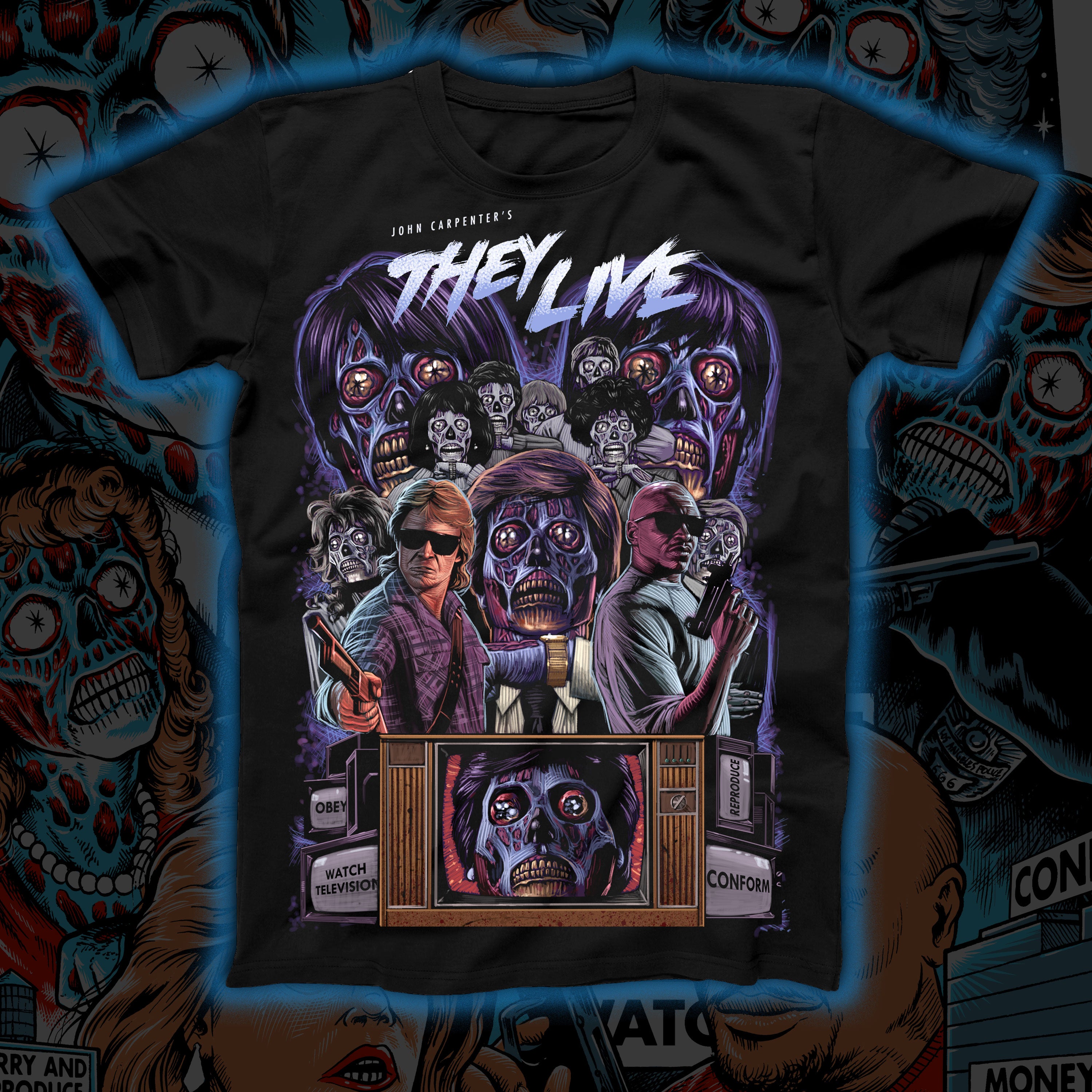 PRE-ORDER: They Live – Regular tee