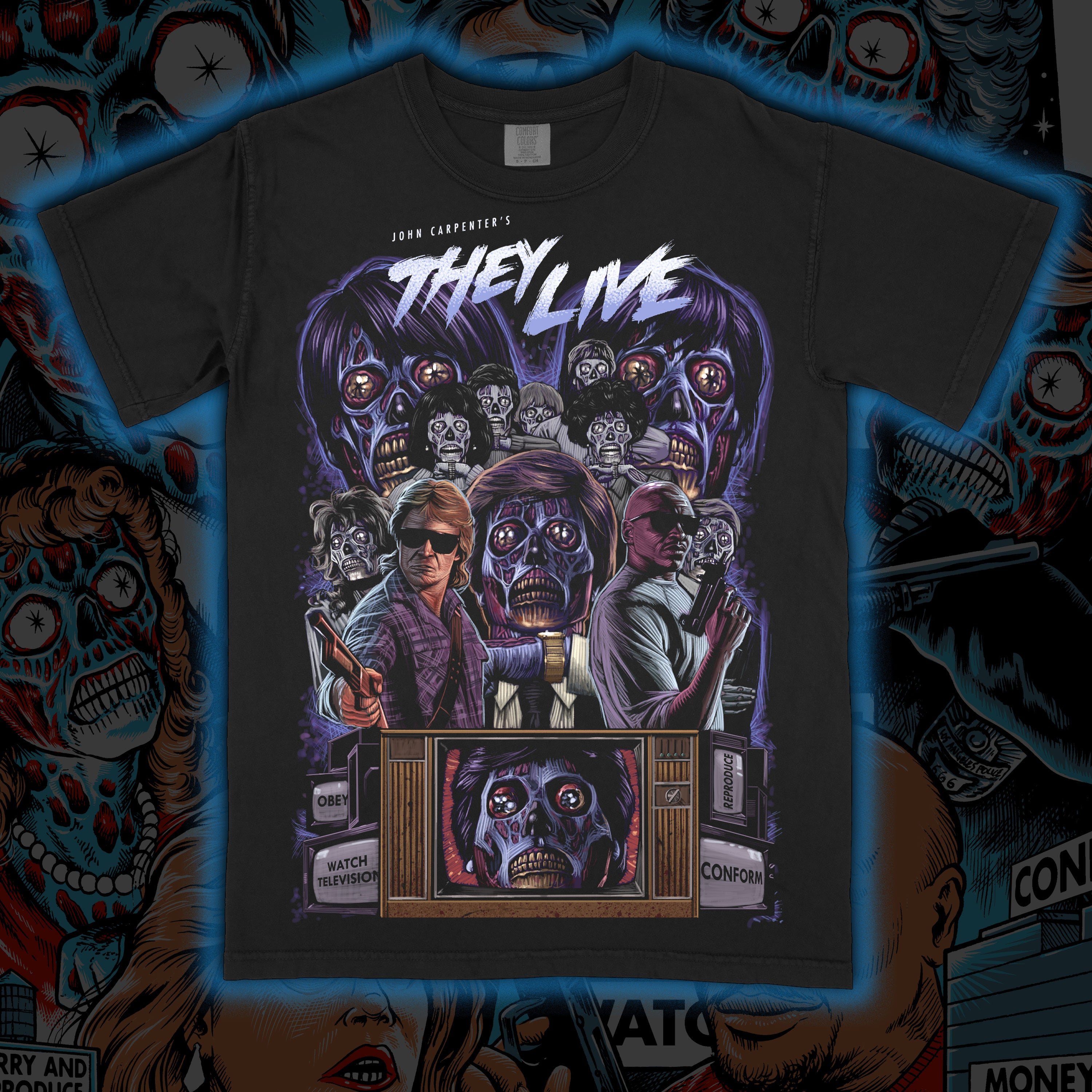 PRE-ORDER: They Live – Premium tee