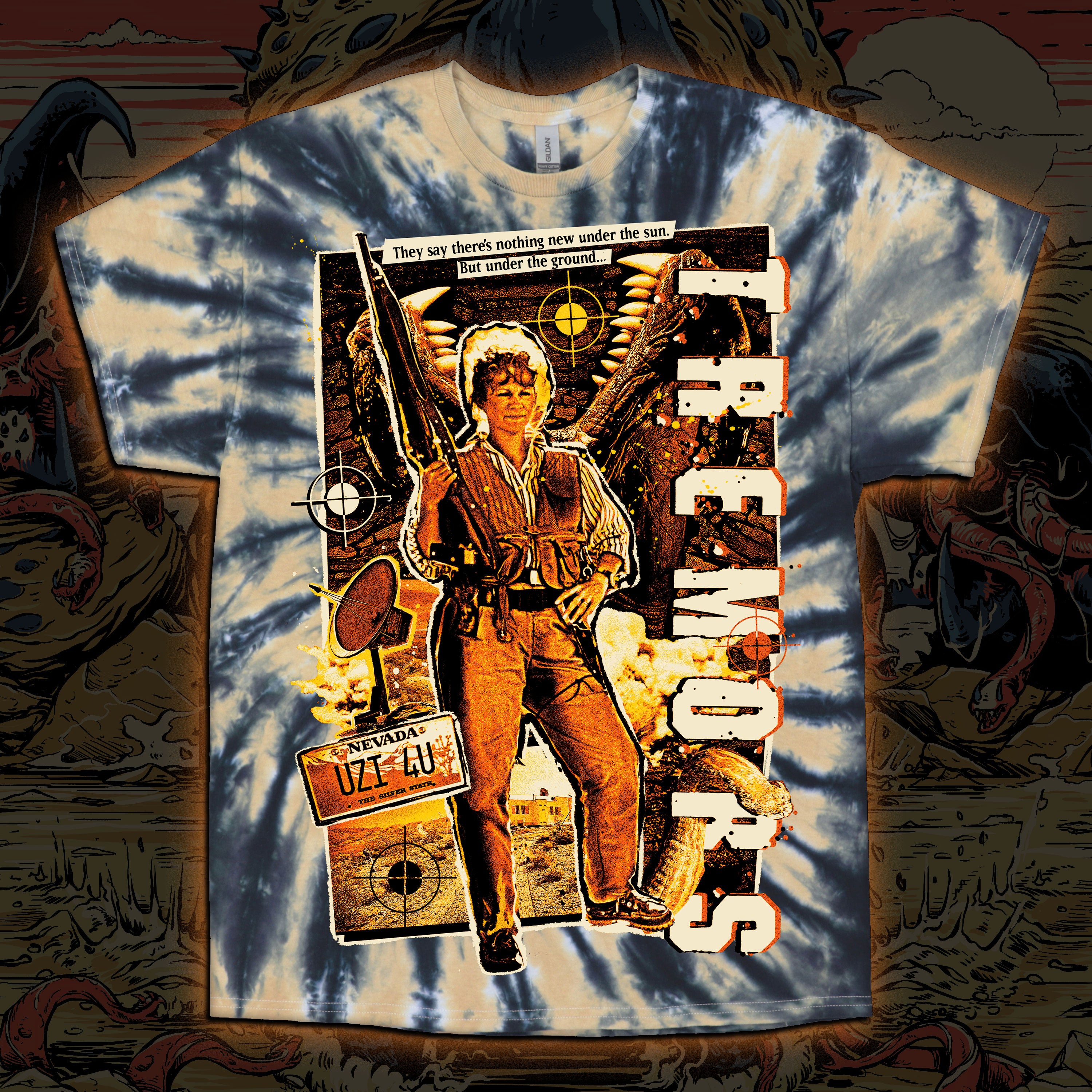 Tremors “Wrong Rec Room” Tie dye